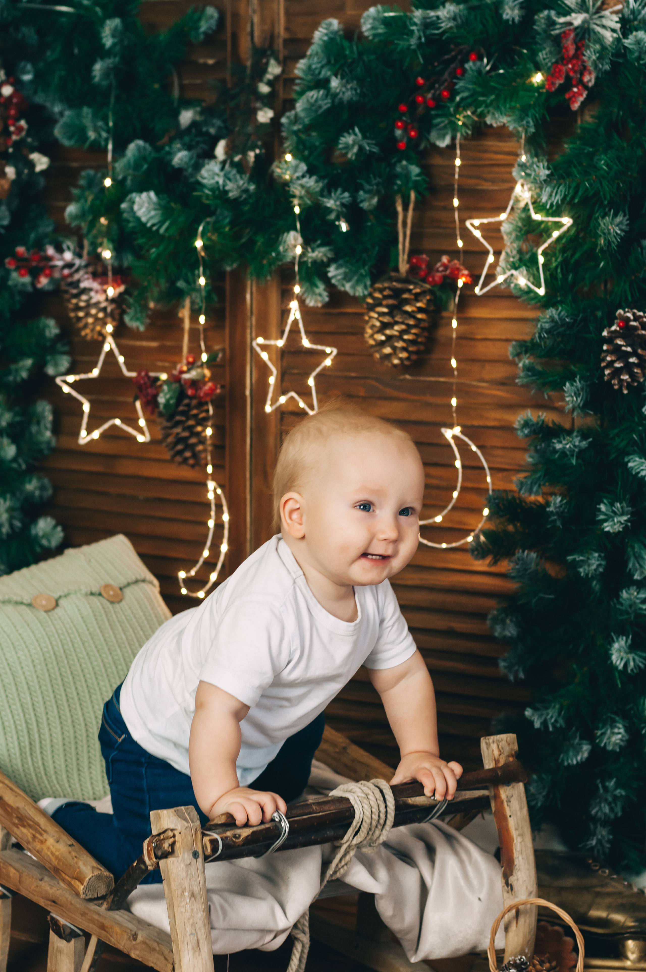 Новогодняя студийная съёмка для Алины, Влада и Матвея. Свадебный и семейный фотограф г. Ярославль Савинская Анастасия