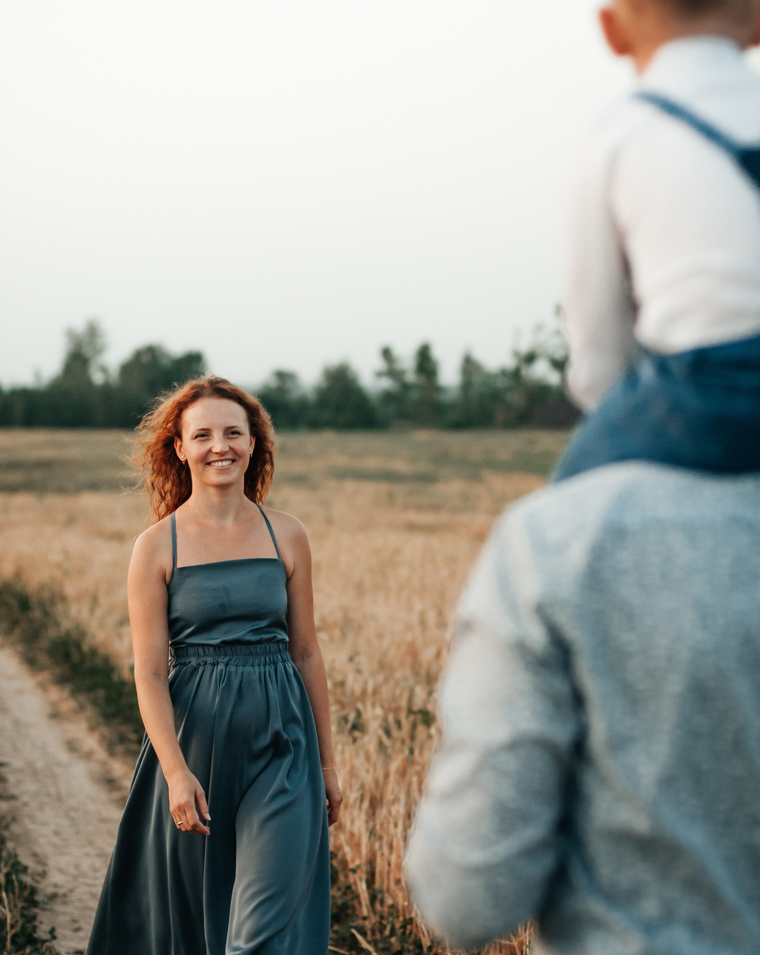 Съёмка с лошадью для Юлии, Андрея и Артёма. Свадебный и семейный фотограф г. Ярославль Савинская Анастасия