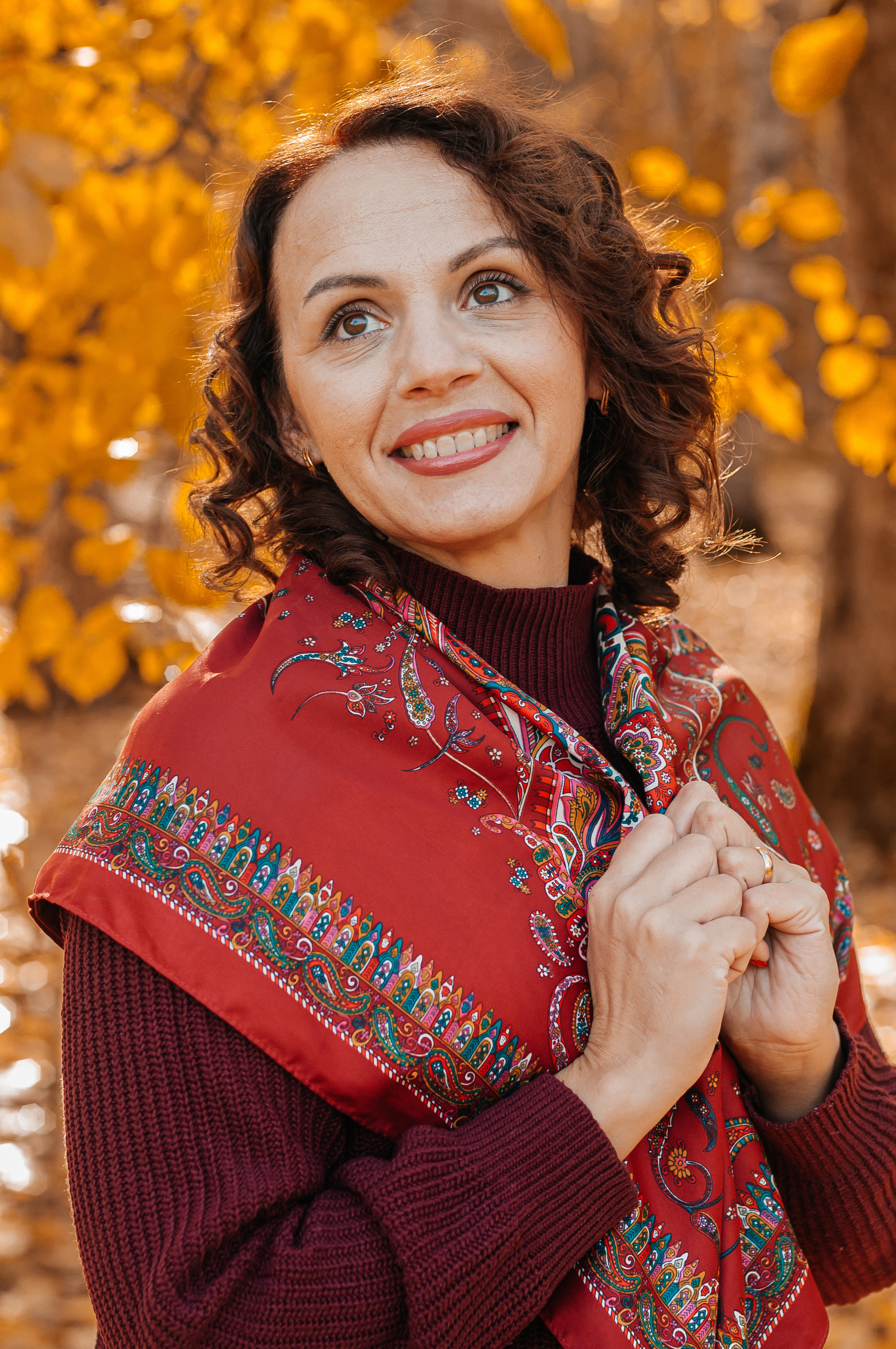 Прогулочная съёмка в золотой осени для Натальи. Свадебный и семейный фотограф г. Ярославль Савинская Анастасия