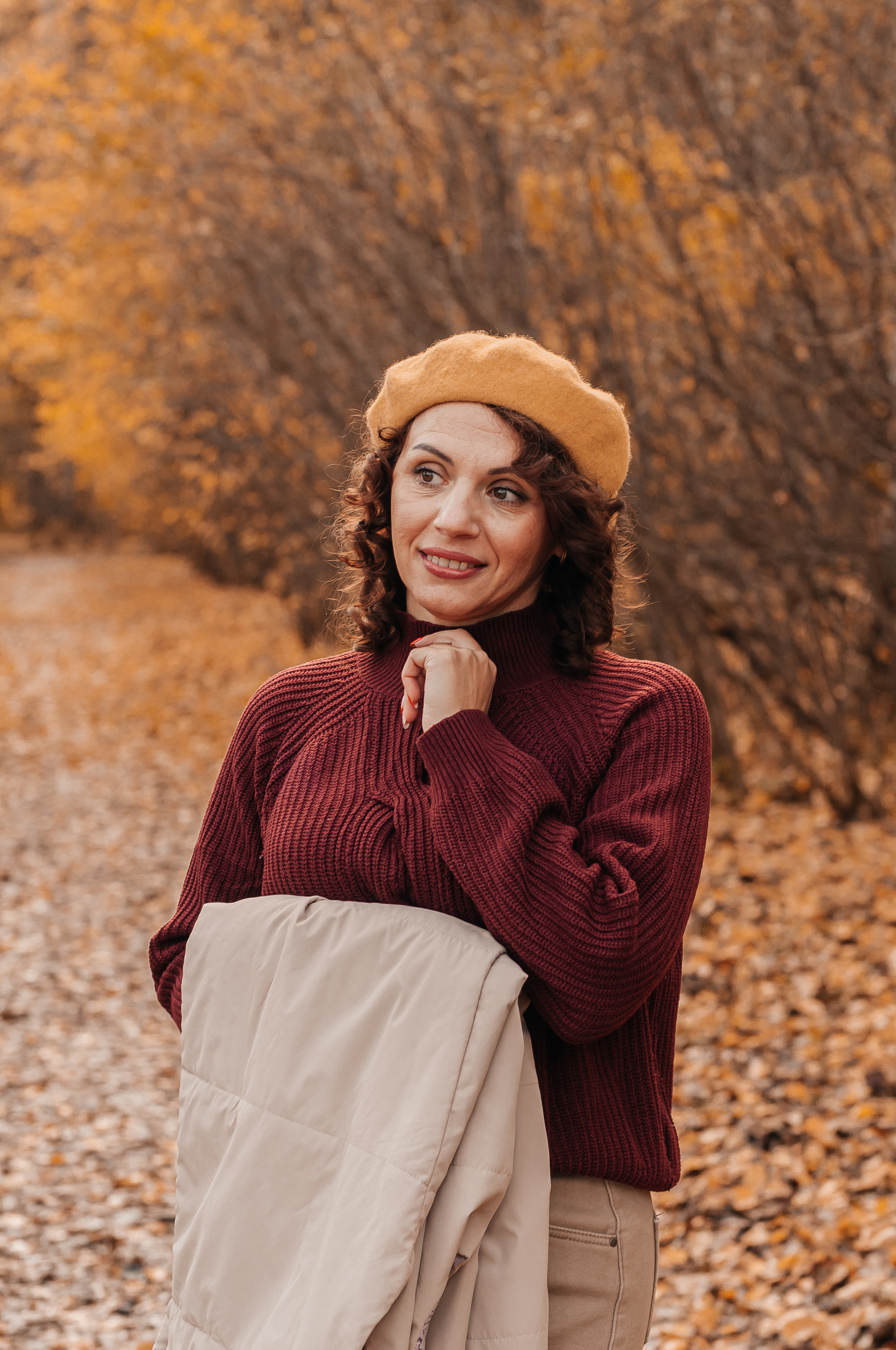 Прогулочная съёмка в золотой осени для Натальи. Свадебный и семейный фотограф г. Ярославль Савинская Анастасия