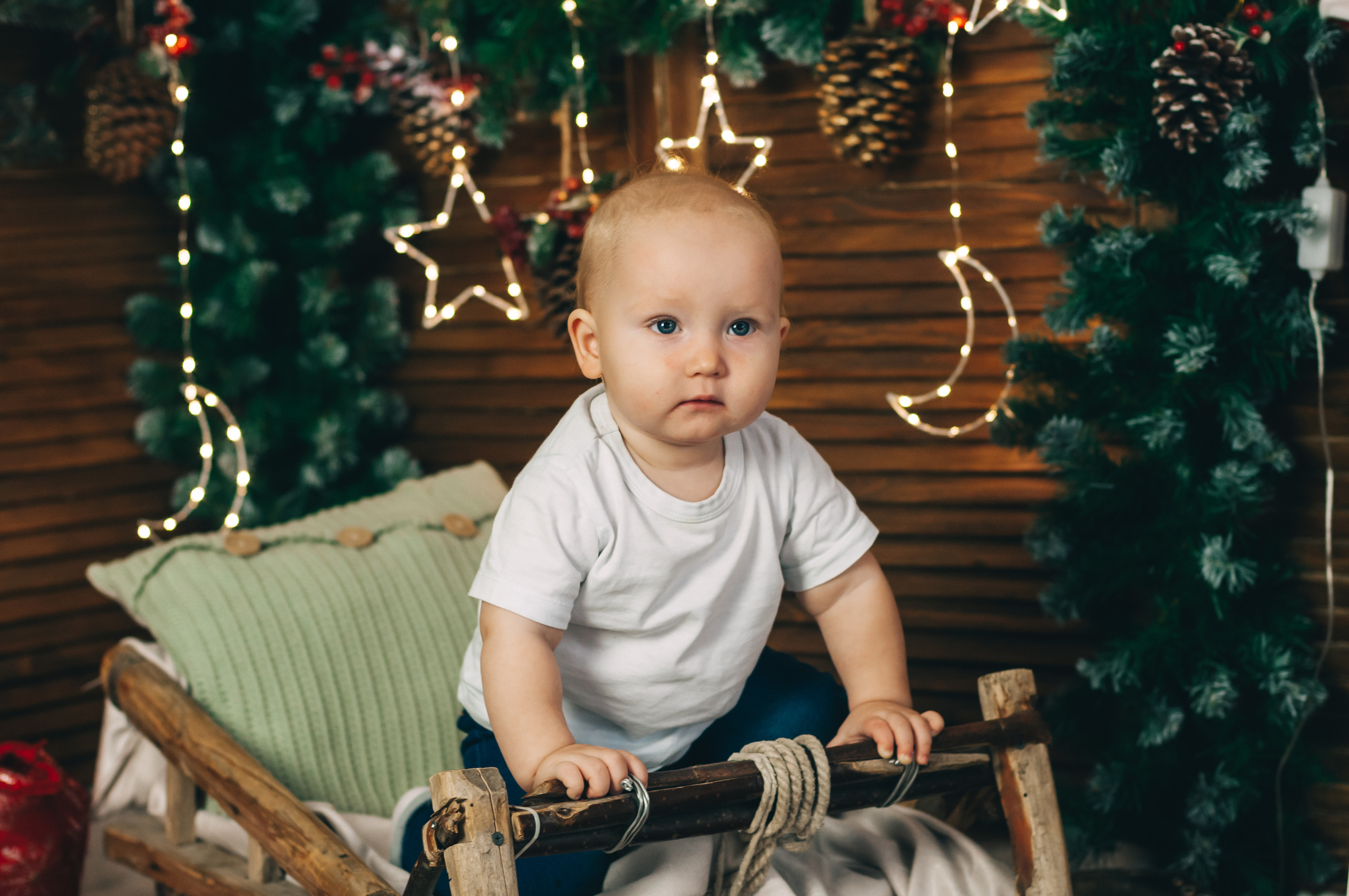 Новогодняя студийная съёмка для Алины, Влада и Матвея. Свадебный и семейный фотограф г. Ярославль Савинская Анастасия