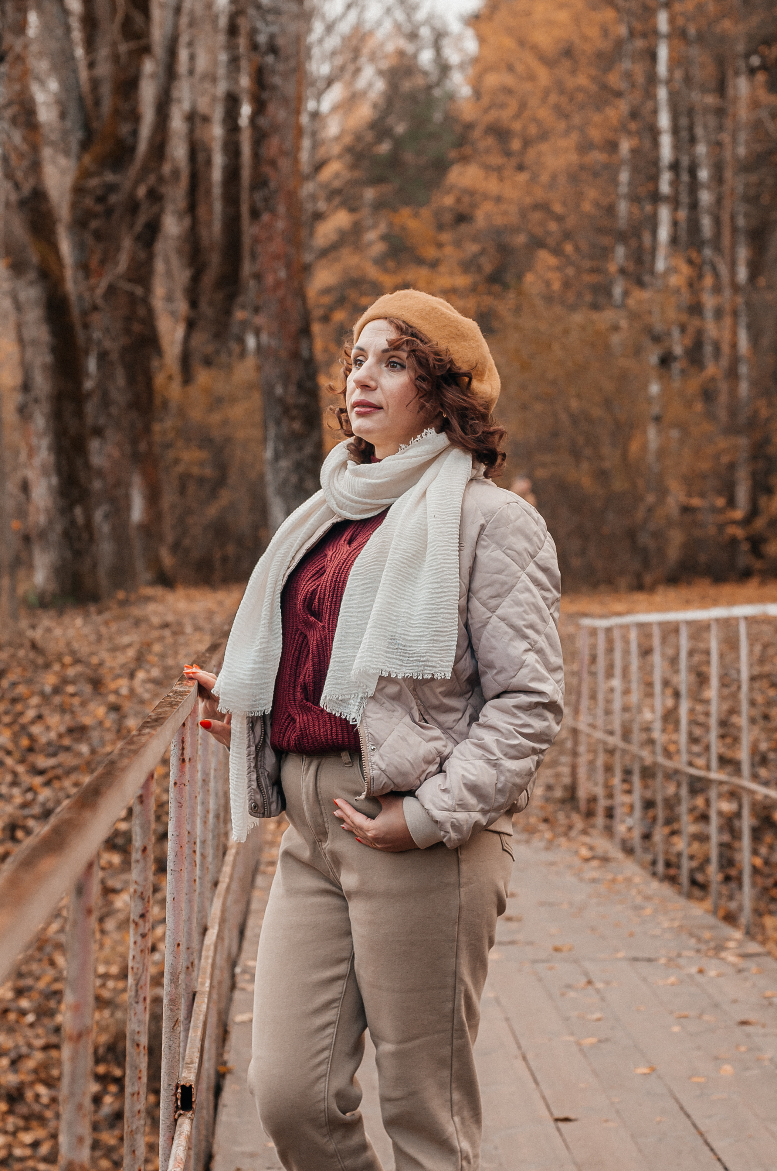 Прогулочная съёмка в золотой осени для Натальи. Свадебный и семейный фотограф г. Ярославль Савинская Анастасия