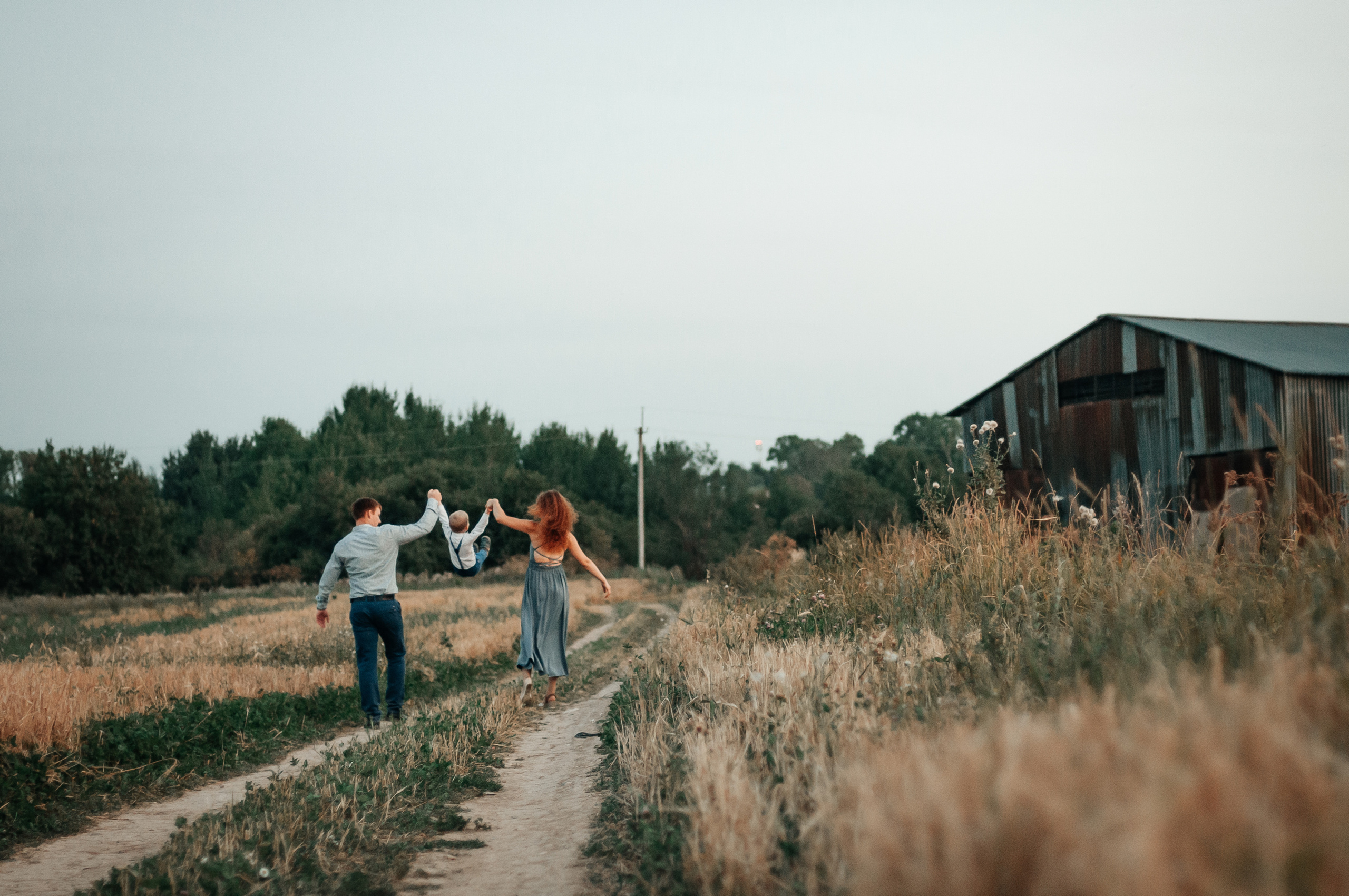Съёмка с лошадью для Юлии, Андрея и Артёма. Свадебный и семейный фотограф г. Ярославль Савинская Анастасия