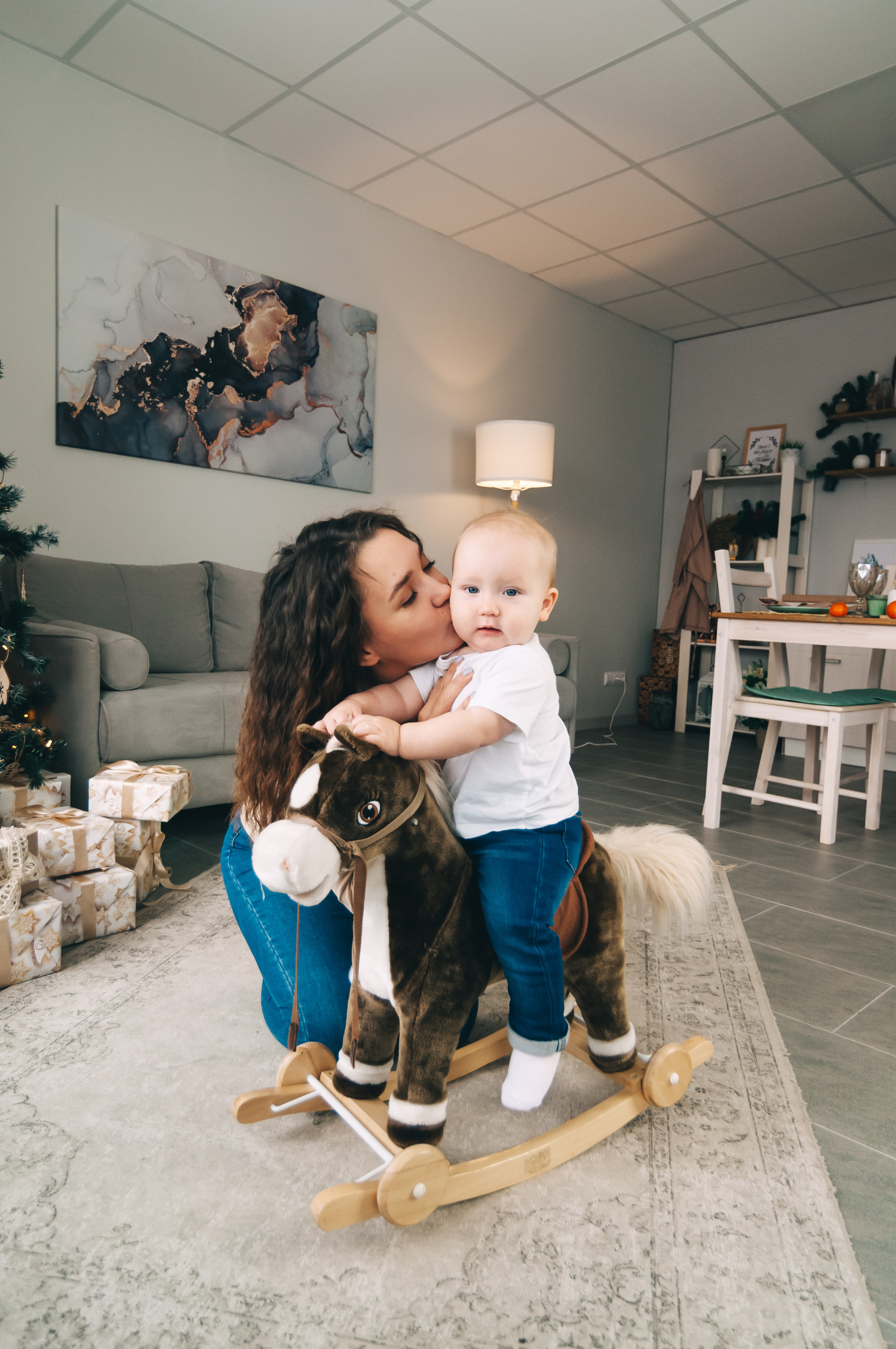 Новогодняя студийная съёмка для Алины, Влада и Матвея. Свадебный и семейный фотограф г. Ярославль Савинская Анастасия