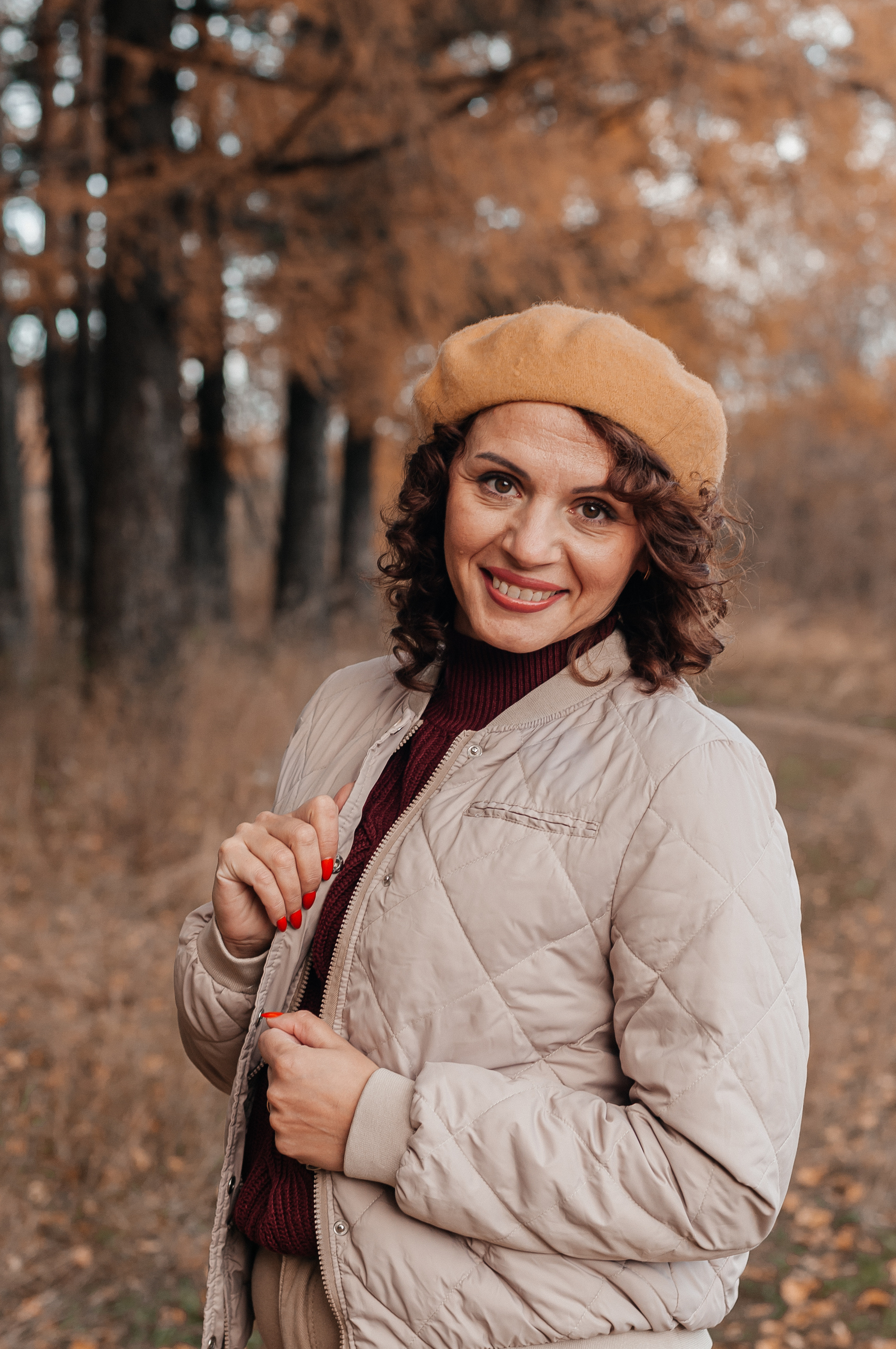 Прогулочная съёмка в золотой осени для Натальи. Свадебный и семейный фотограф г. Ярославль Савинская Анастасия