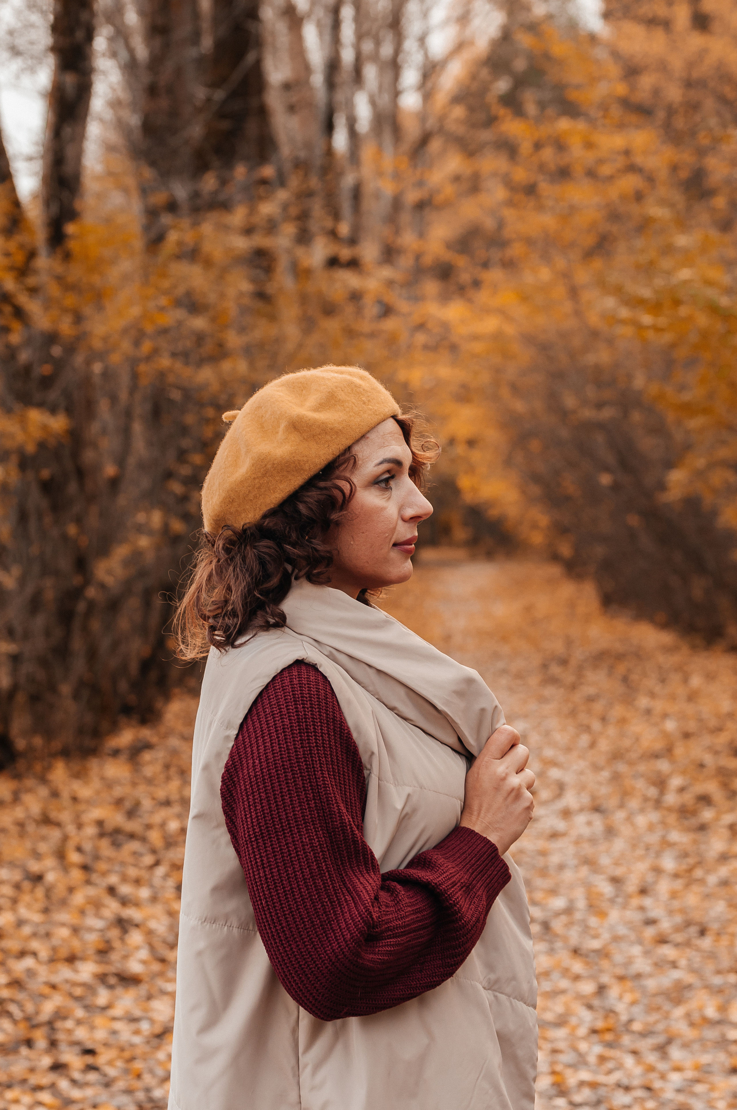 Прогулочная съёмка в золотой осени для Натальи. Свадебный и семейный фотограф г. Ярославль Савинская Анастасия