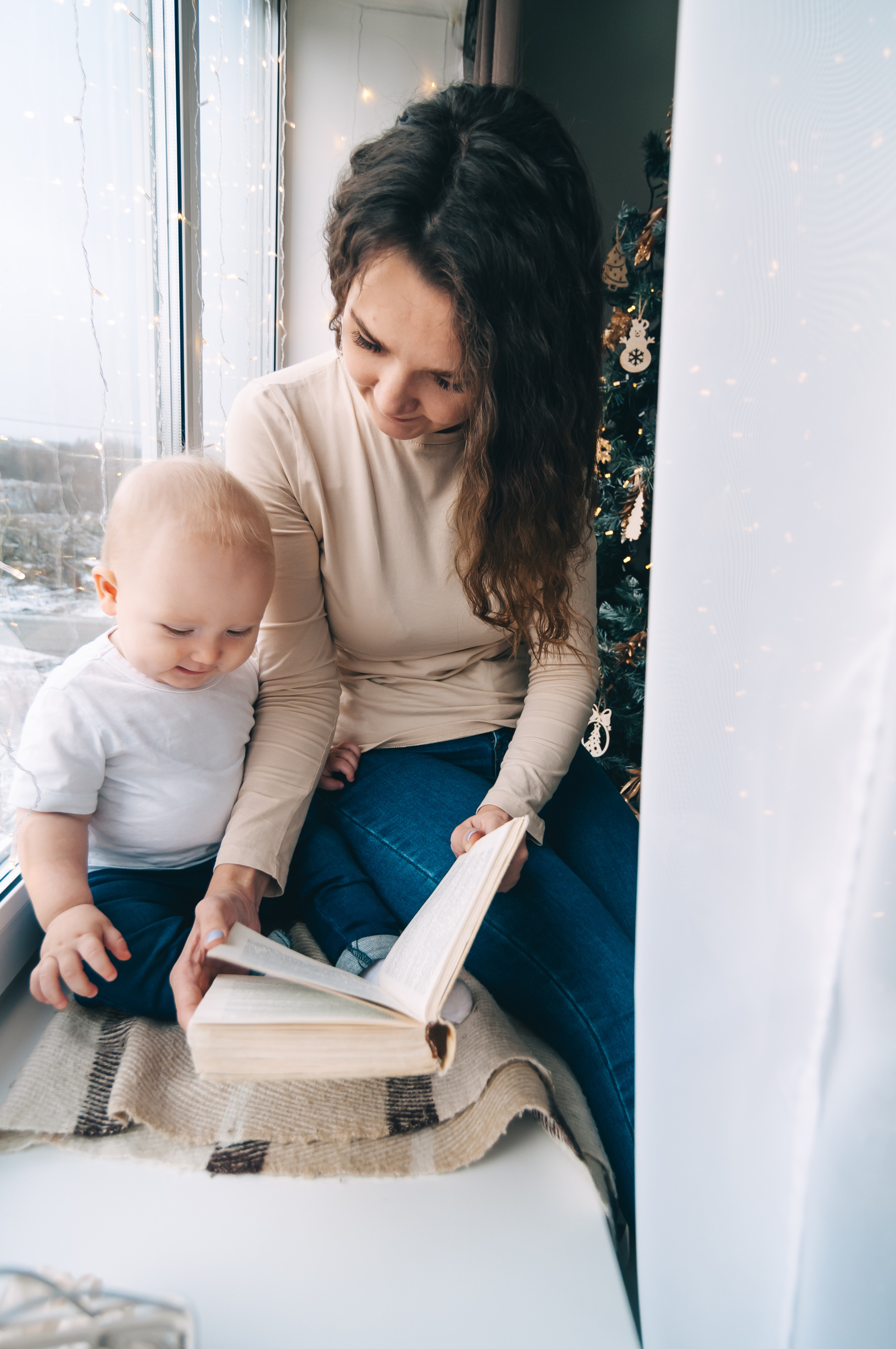 Новогодняя студийная съёмка для Алины, Влада и Матвея. Свадебный и семейный фотограф г. Ярославль Савинская Анастасия