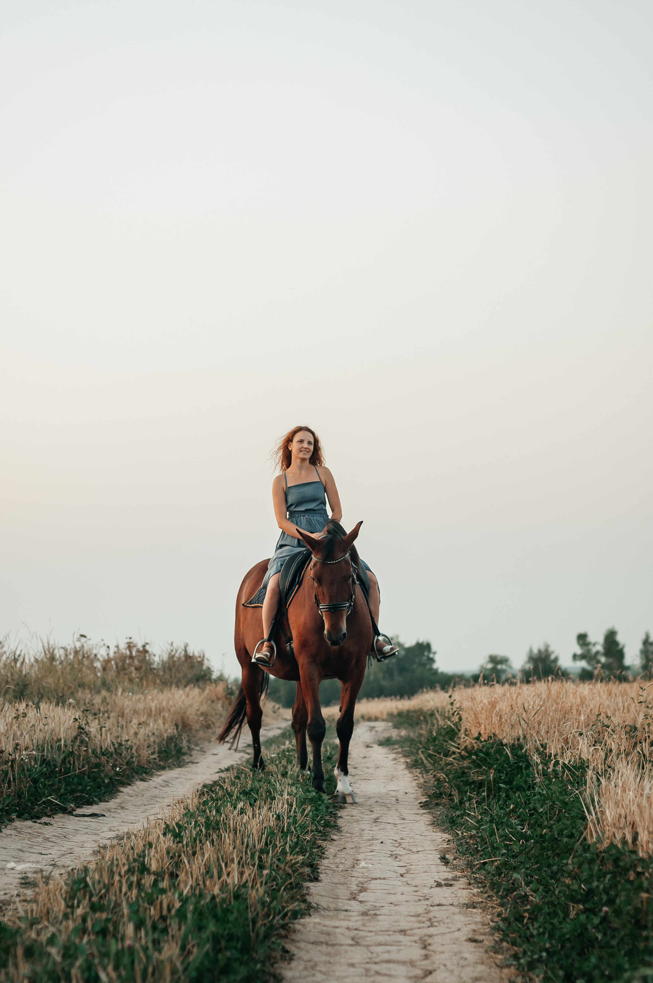 Съёмка с лошадью для Юлии, Андрея и Артёма. Свадебный и семейный фотограф г. Ярославль Савинская Анастасия