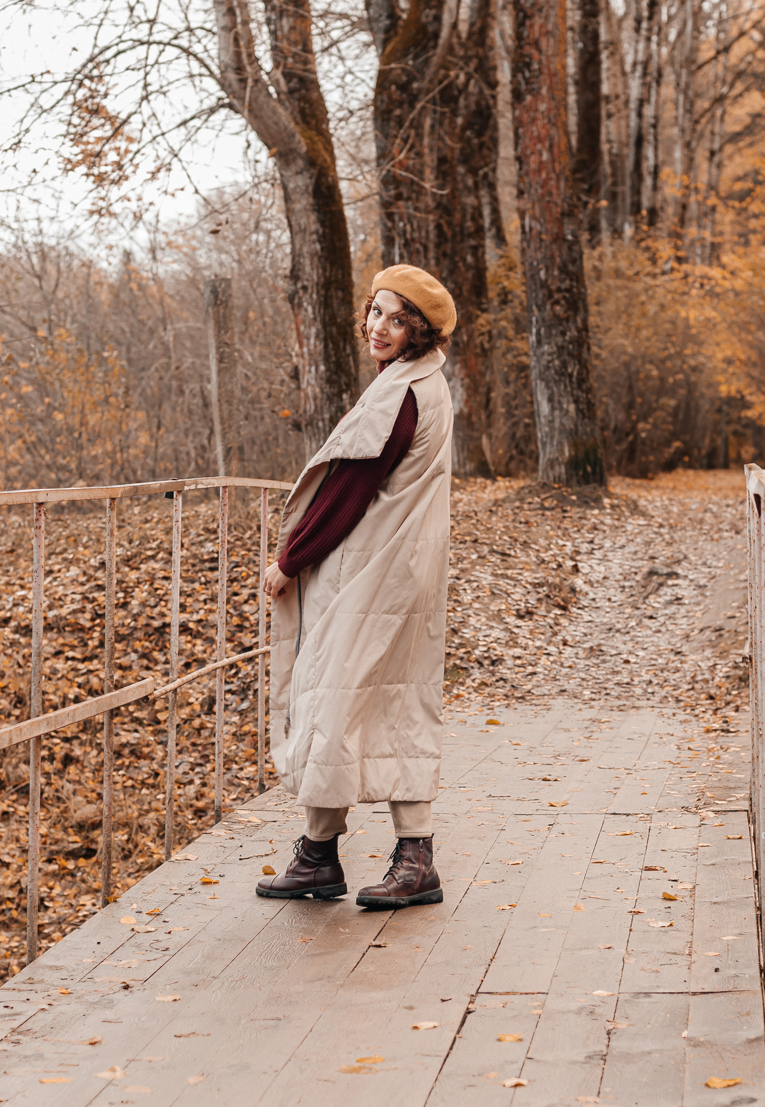 Прогулочная съёмка в золотой осени для Натальи. Свадебный и семейный фотограф г. Ярославль Савинская Анастасия