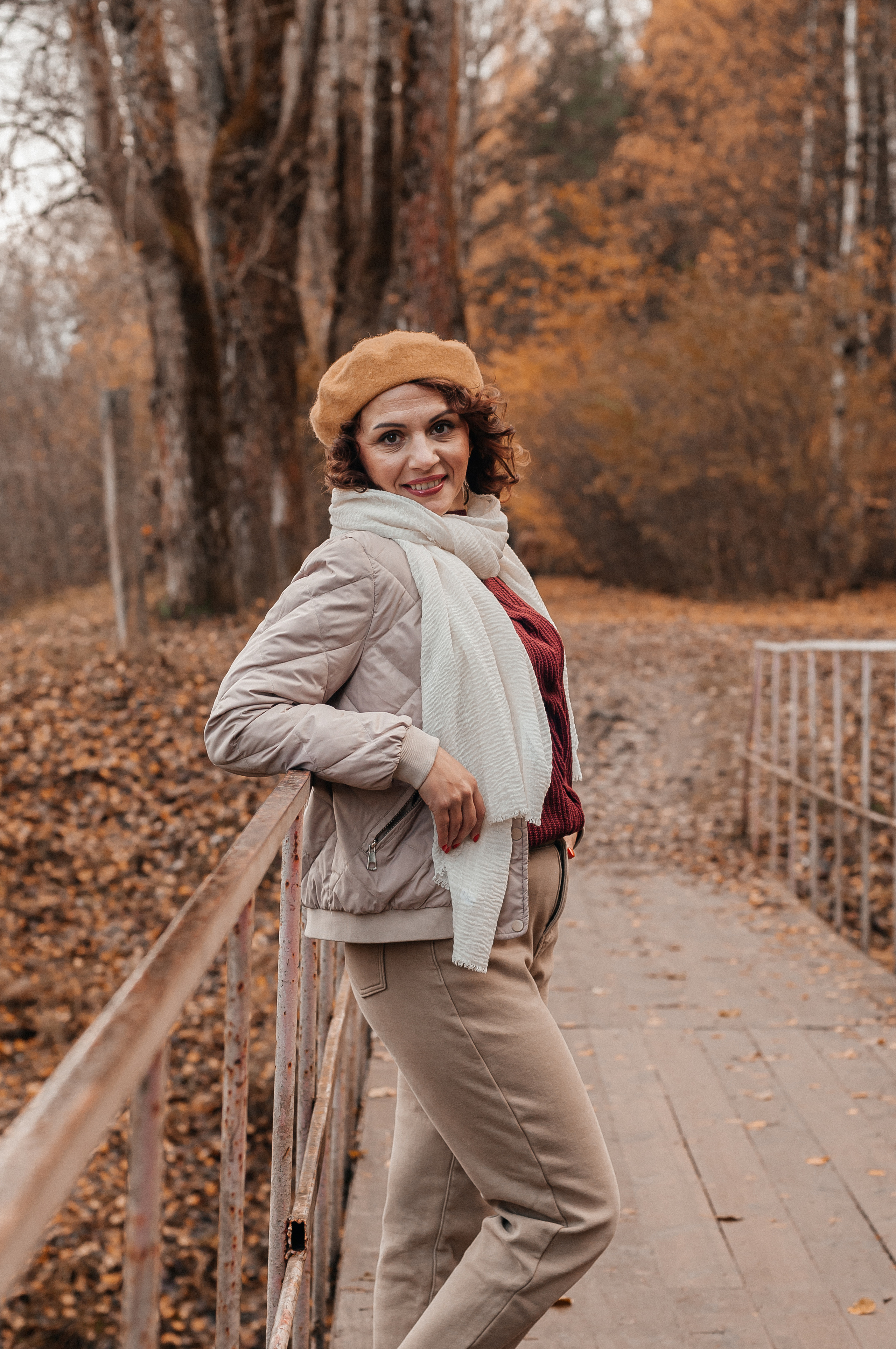 Прогулочная съёмка в золотой осени для Натальи. Свадебный и семейный фотограф г. Ярославль Савинская Анастасия