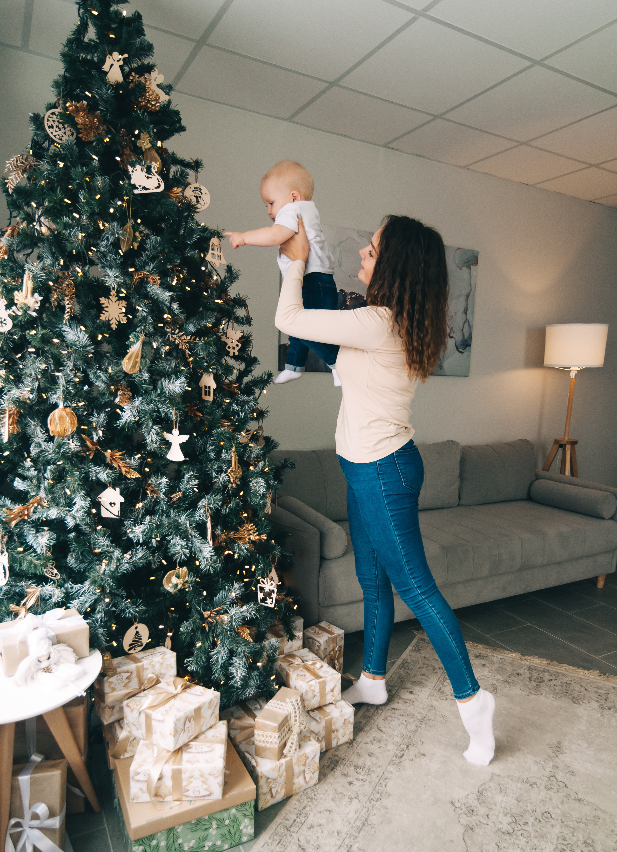 Новогодняя студийная съёмка для Алины, Влада и Матвея. Свадебный и семейный фотограф г. Ярославль Савинская Анастасия