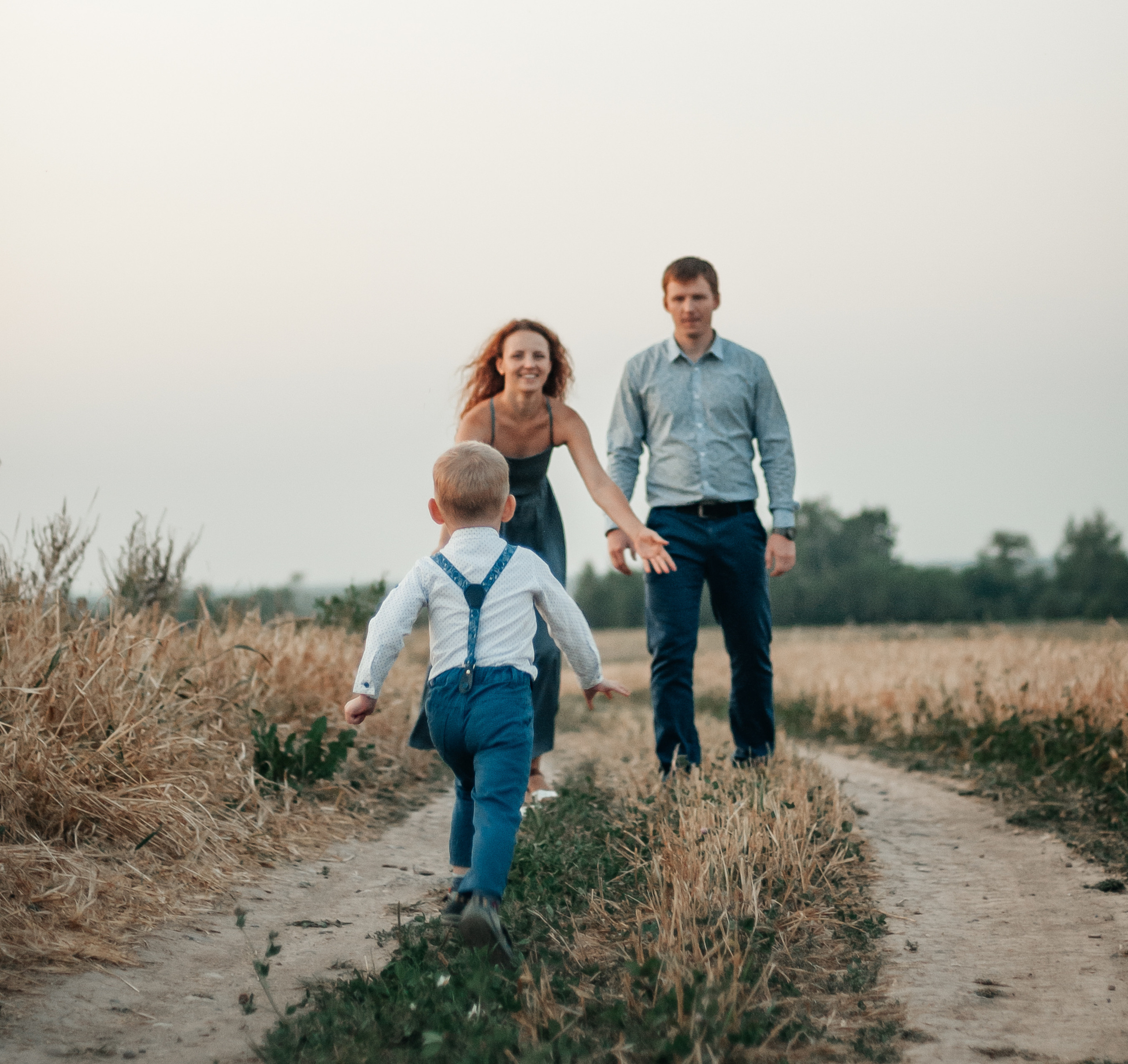 Съёмка с лошадью для Юлии, Андрея и Артёма. Свадебный и семейный фотограф г. Ярославль Савинская Анастасия