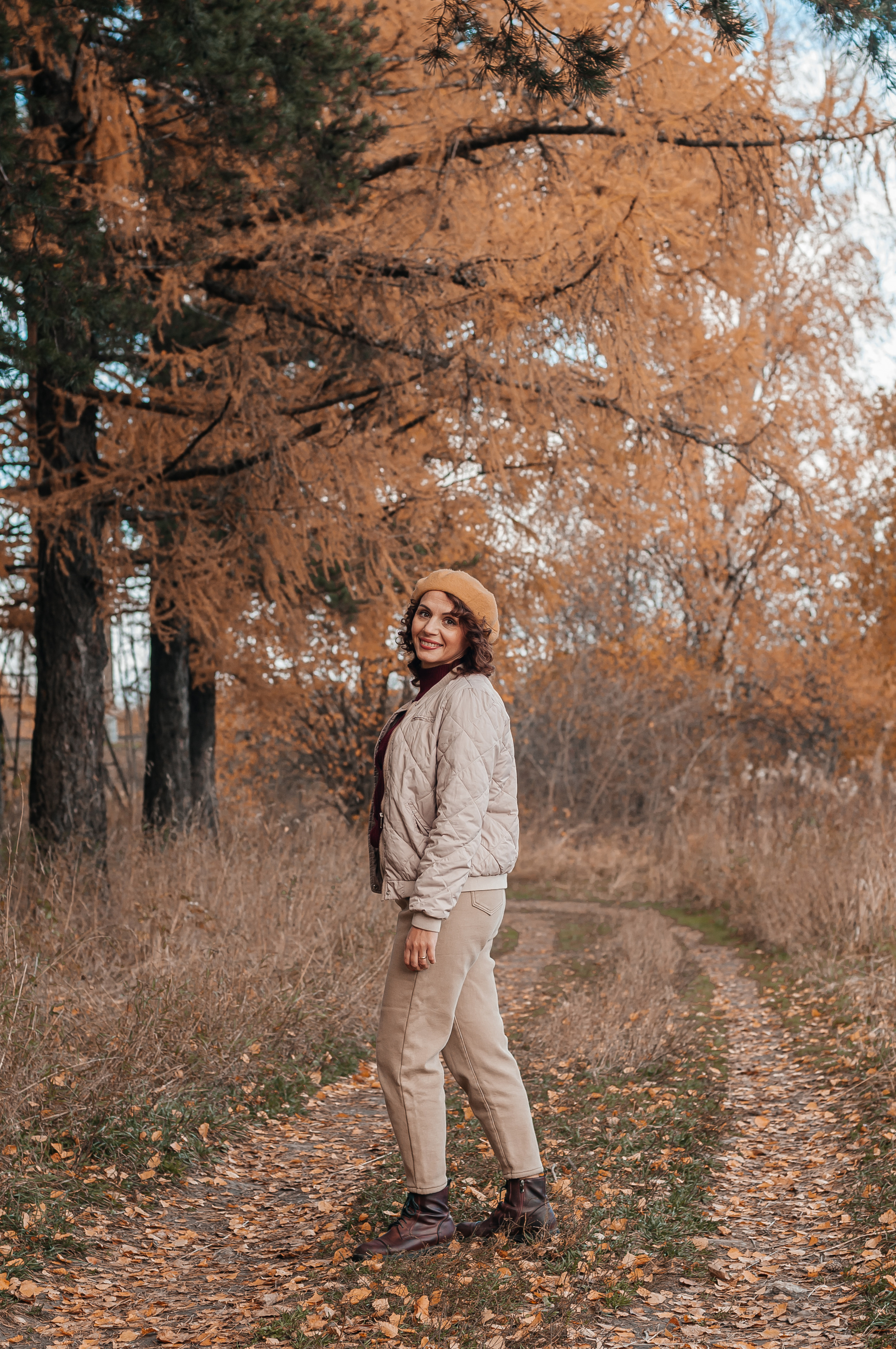 Прогулочная съёмка в золотой осени для Натальи. Свадебный и семейный фотограф г. Ярославль Савинская Анастасия