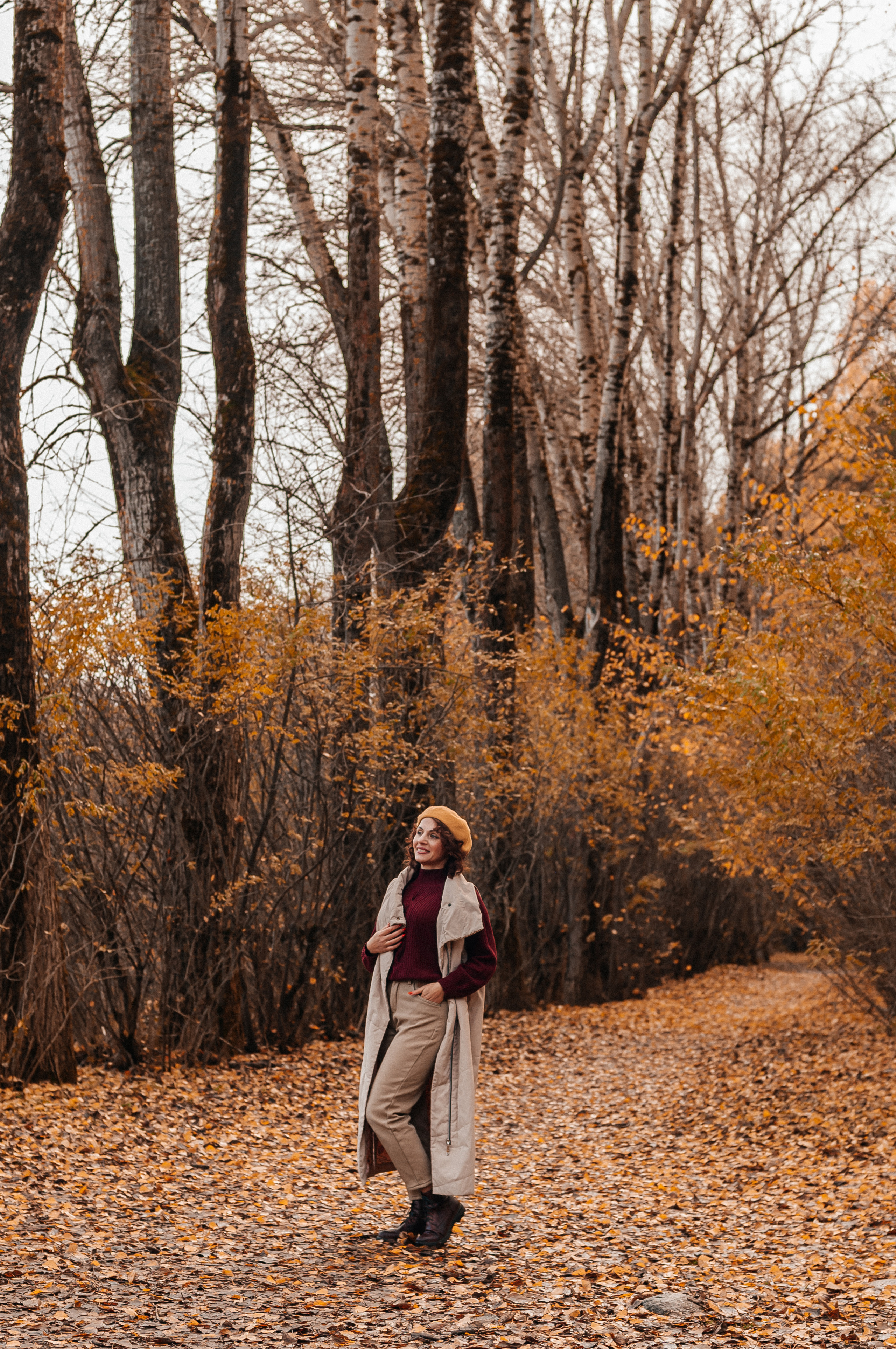 Прогулочная съёмка в золотой осени для Натальи. Свадебный и семейный фотограф г. Ярославль Савинская Анастасия