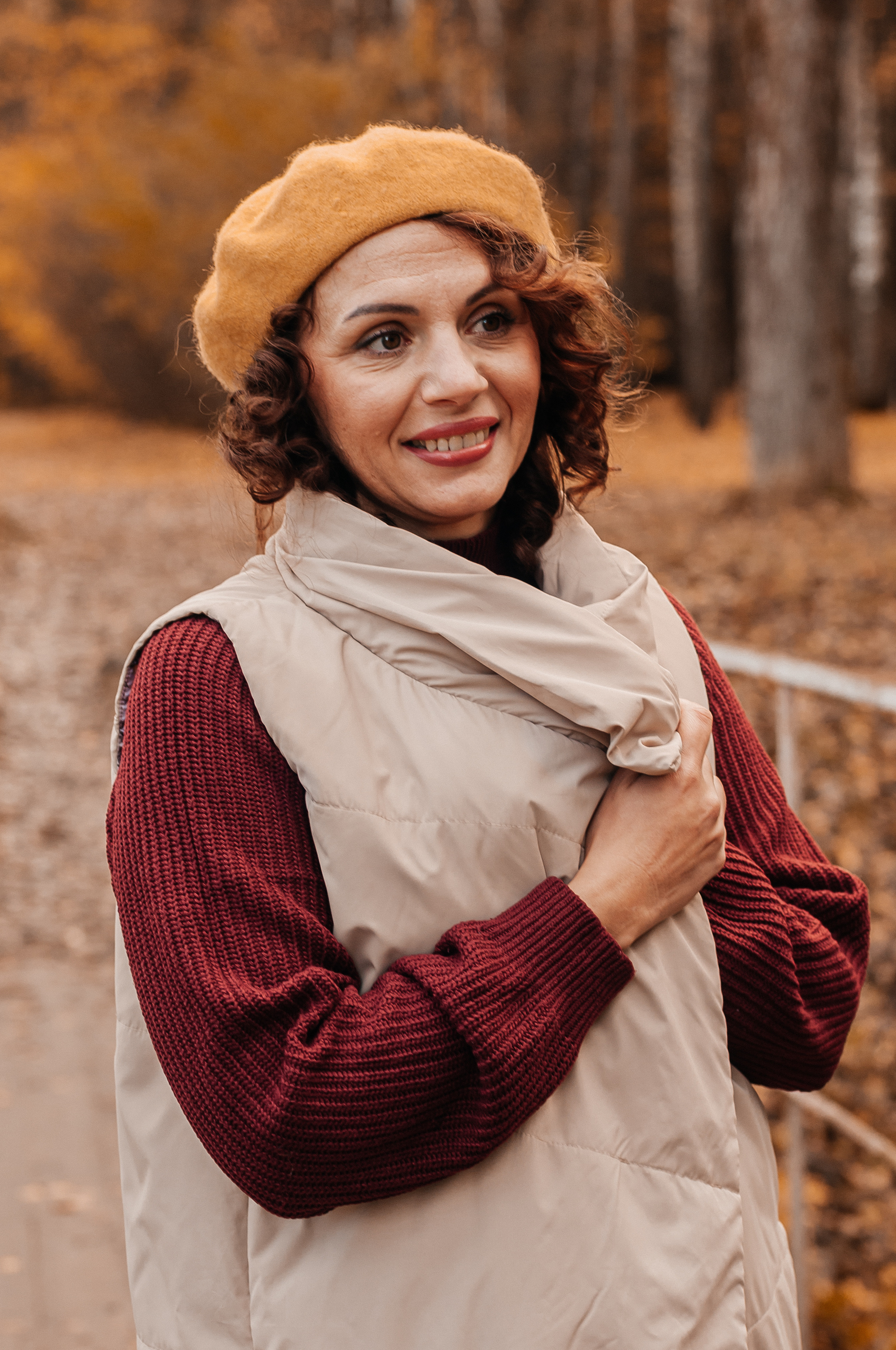 Прогулочная съёмка в золотой осени для Натальи. Свадебный и семейный фотограф г. Ярославль Савинская Анастасия