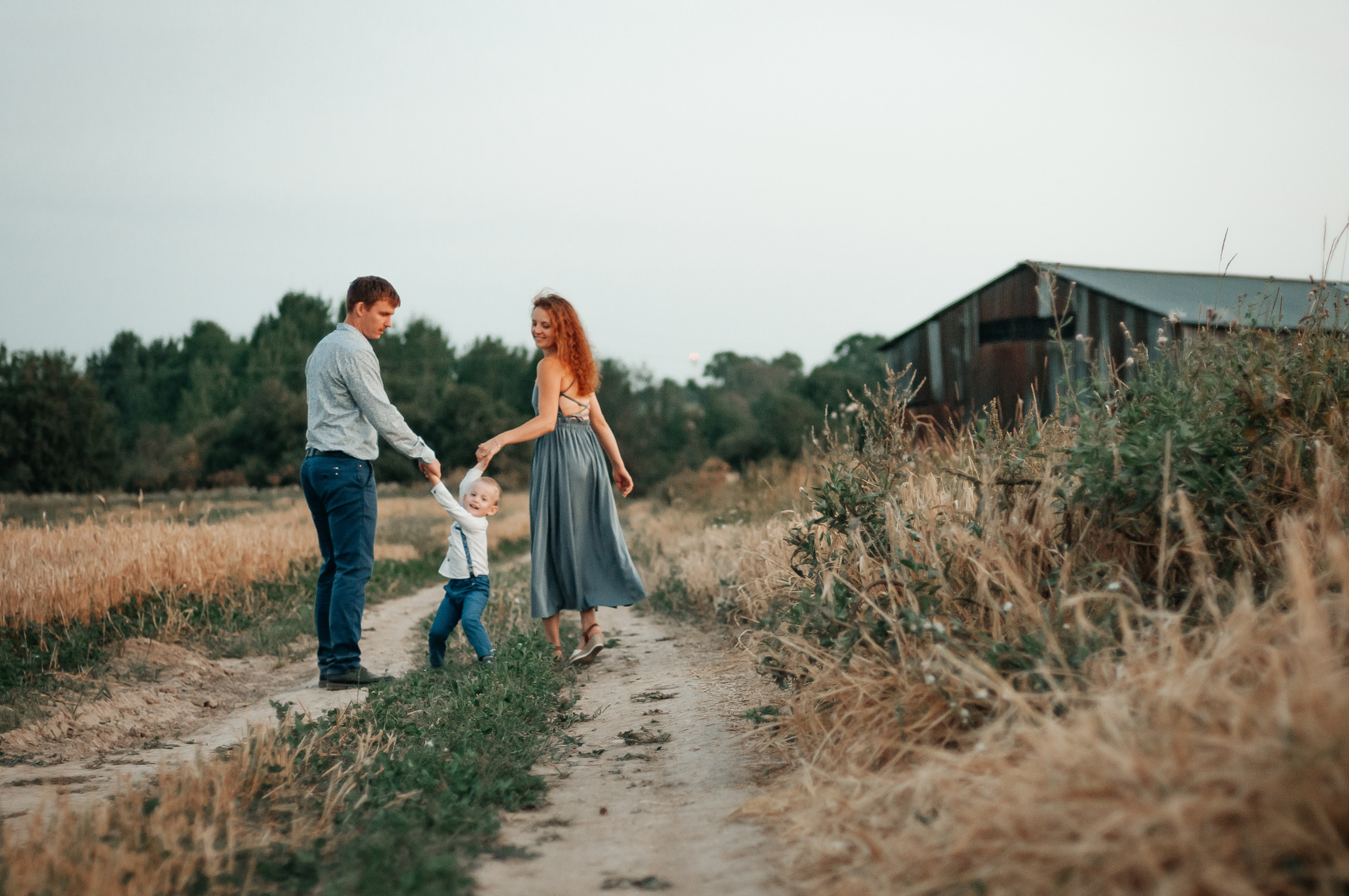 Съёмка с лошадью для Юлии, Андрея и Артёма. Свадебный и семейный фотограф г. Ярославль Савинская Анастасия