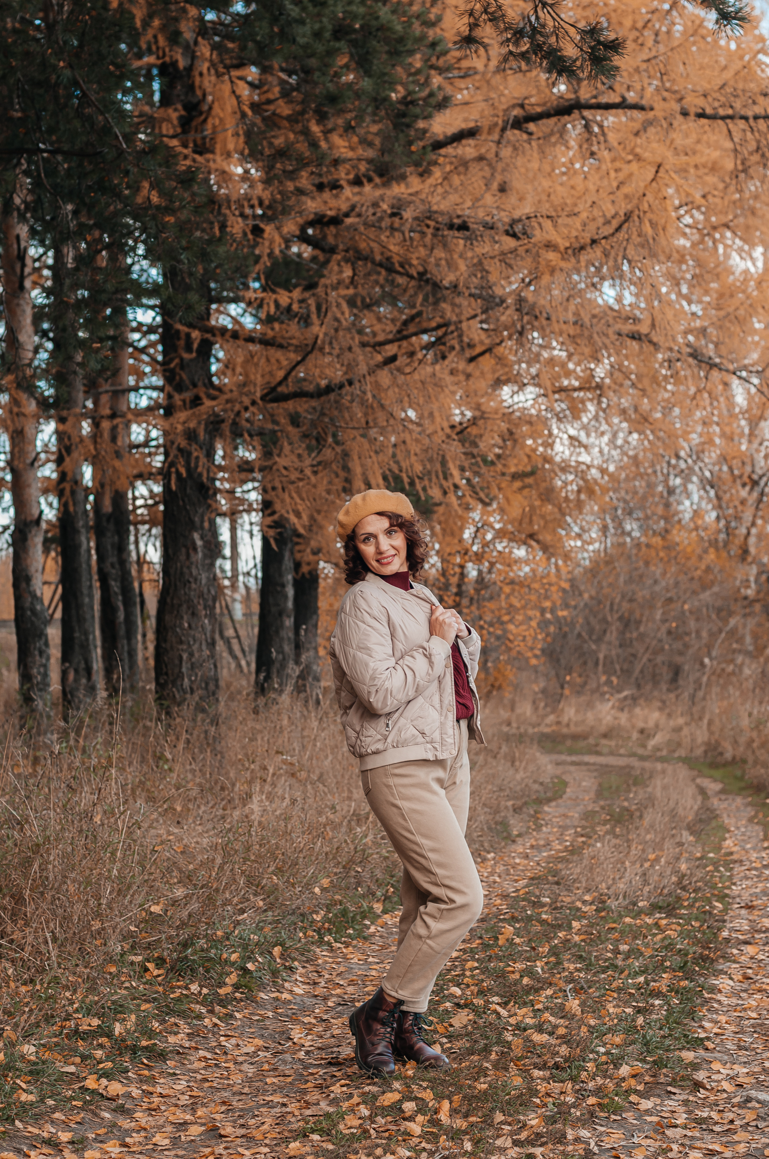 Прогулочная съёмка в золотой осени для Натальи. Свадебный и семейный фотограф г. Ярославль Савинская Анастасия