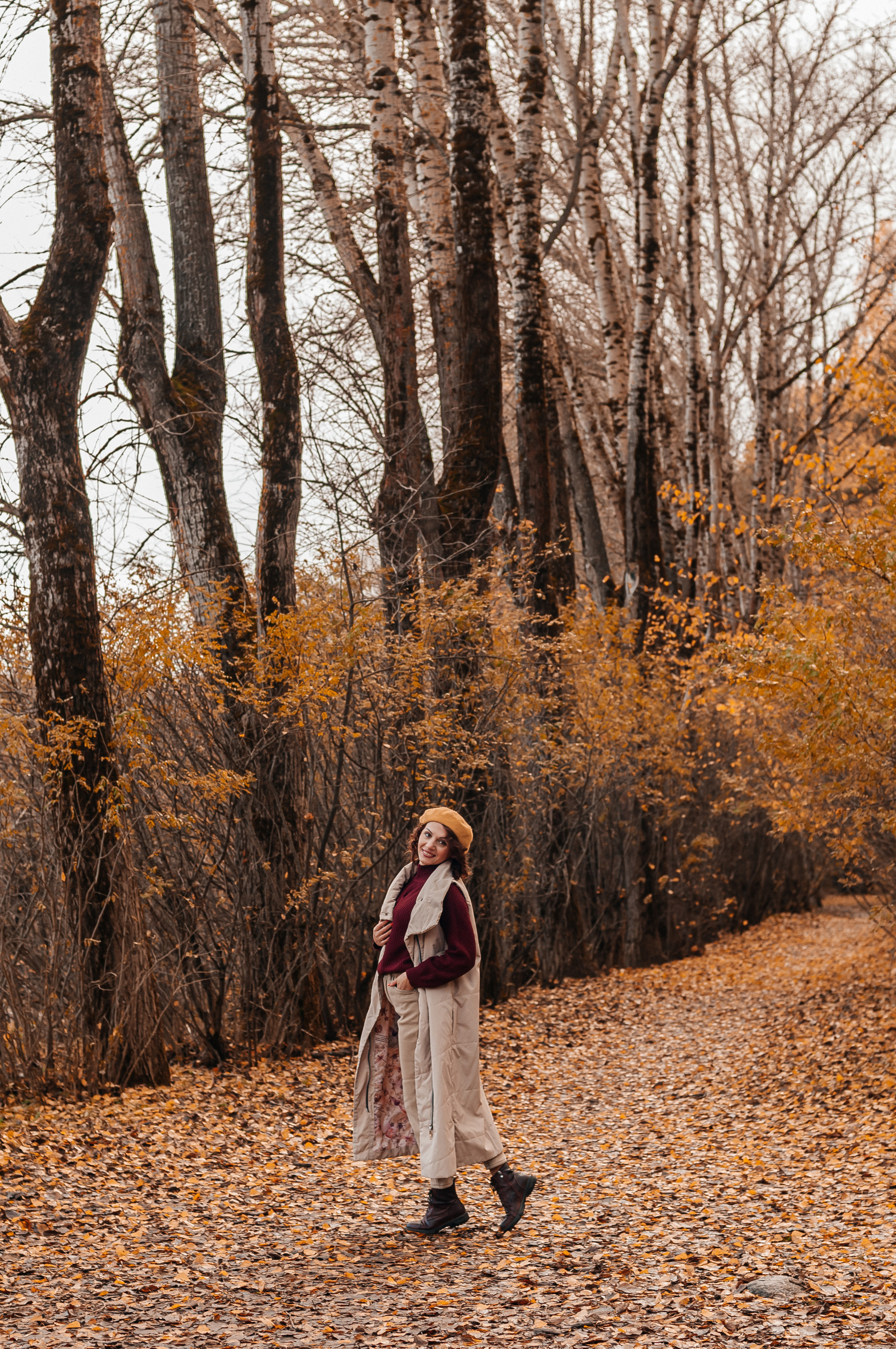 Прогулочная съёмка в золотой осени для Натальи. Свадебный и семейный фотограф г. Ярославль Савинская Анастасия