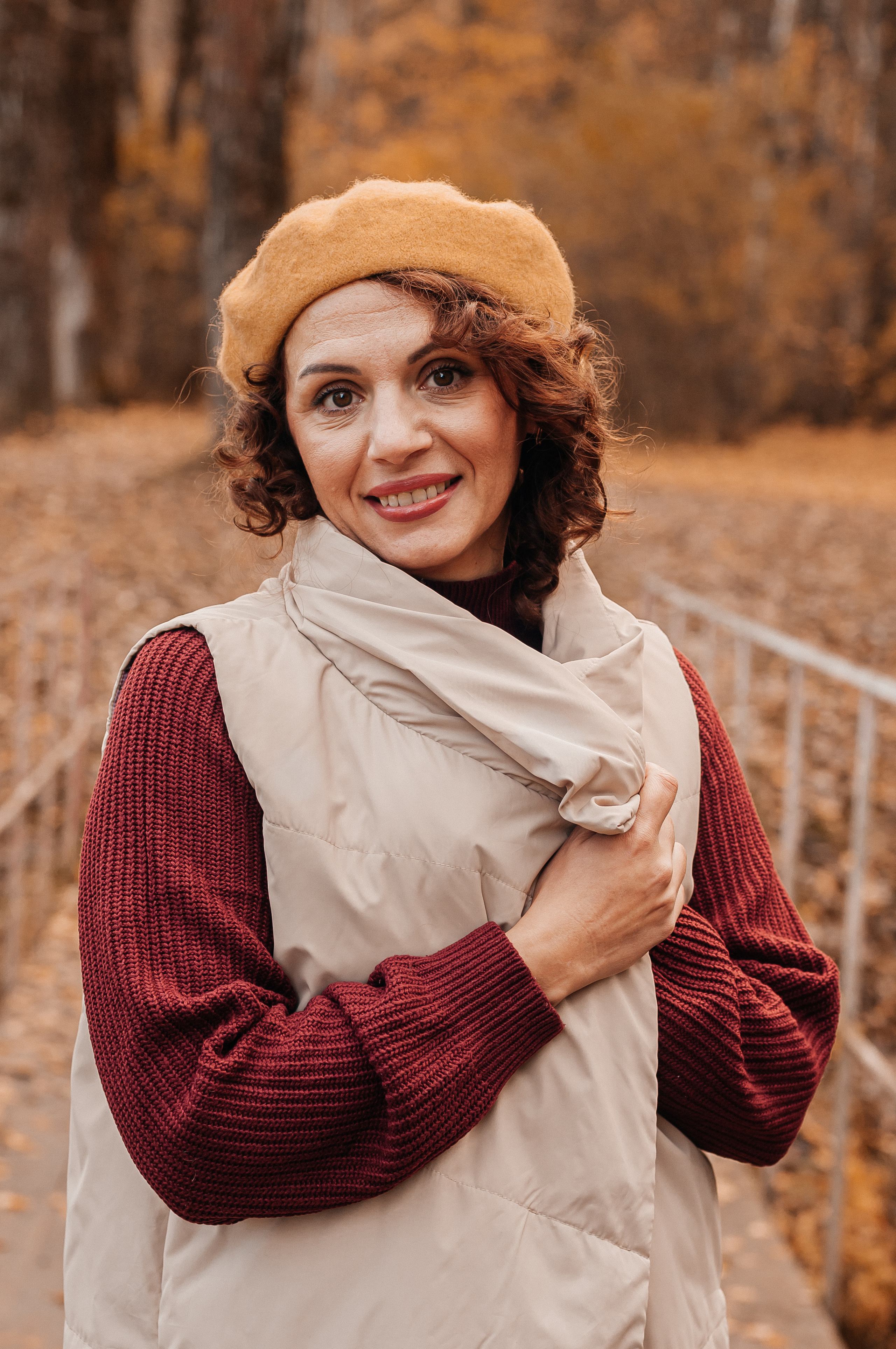 Прогулочная съёмка в золотой осени для Натальи. Свадебный и семейный фотограф г. Ярославль Савинская Анастасия