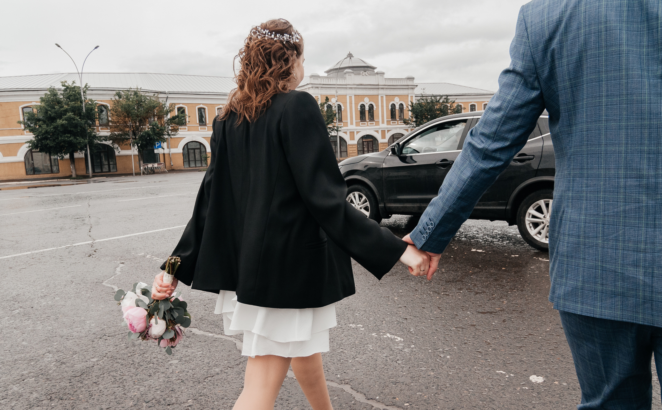 Свадебная съёмка в дождливую погоду для Марии и Дениса. Свадебный и семейный фотограф г. Ярославль Савинская Анастасия