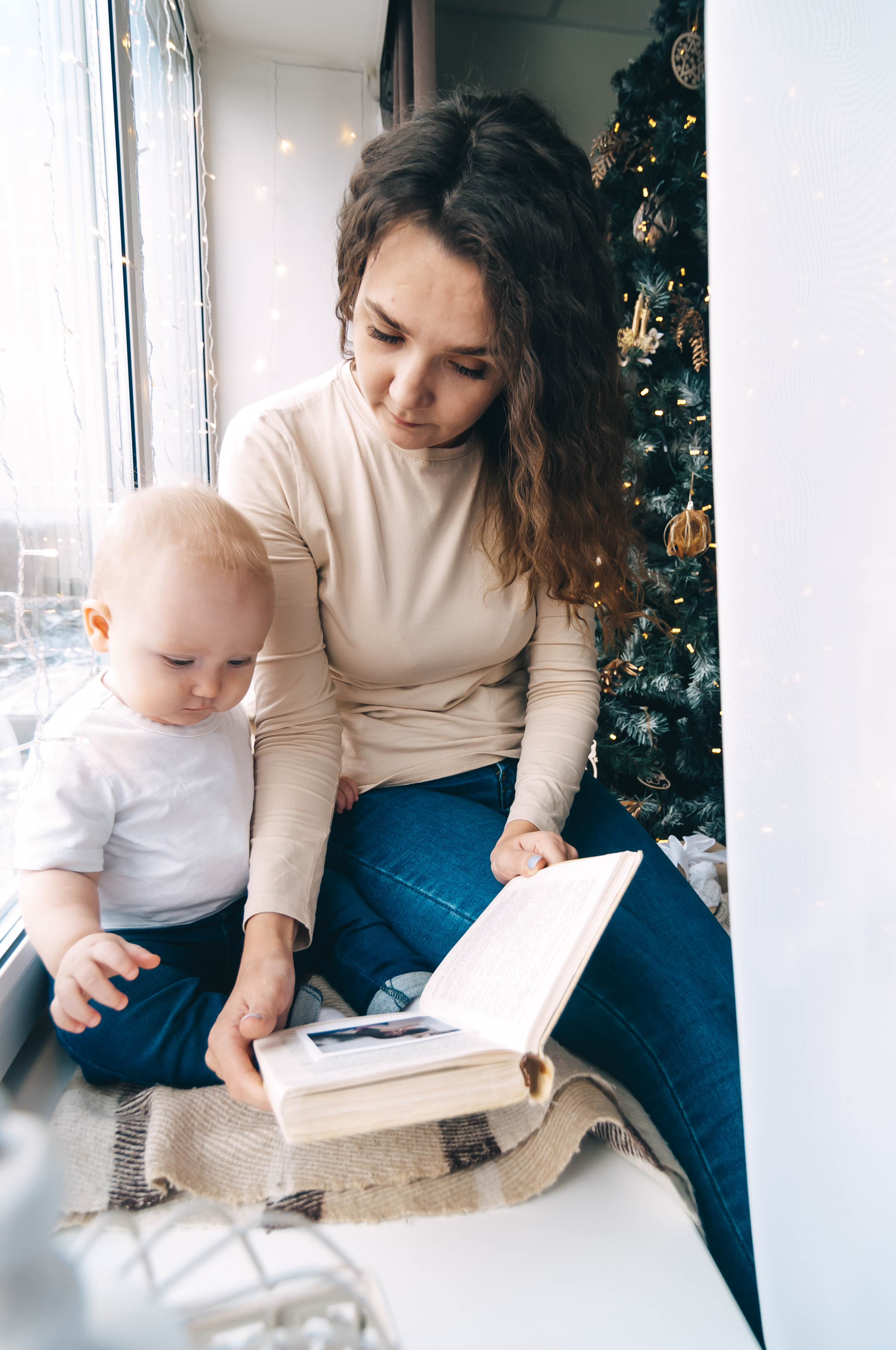 Новогодняя студийная съёмка для Алины, Влада и Матвея. Свадебный и семейный фотограф г. Ярославль Савинская Анастасия