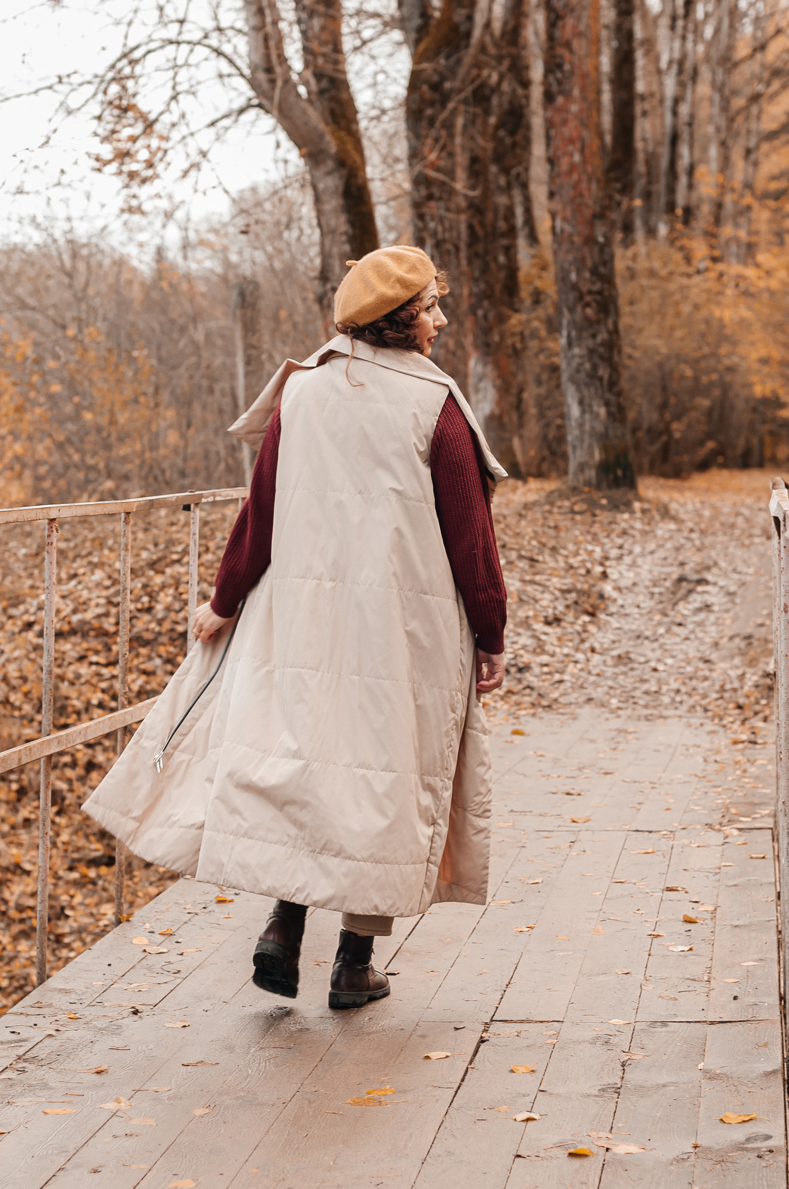 Прогулочная съёмка в золотой осени для Натальи. Свадебный и семейный фотограф г. Ярославль Савинская Анастасия