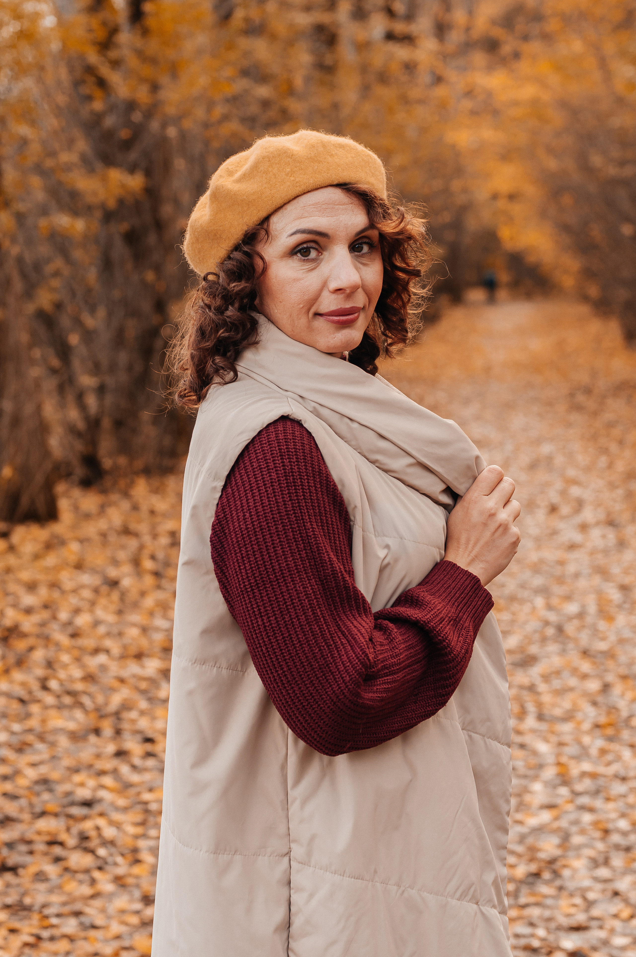 Прогулочная съёмка в золотой осени для Натальи. Свадебный и семейный фотограф г. Ярославль Савинская Анастасия