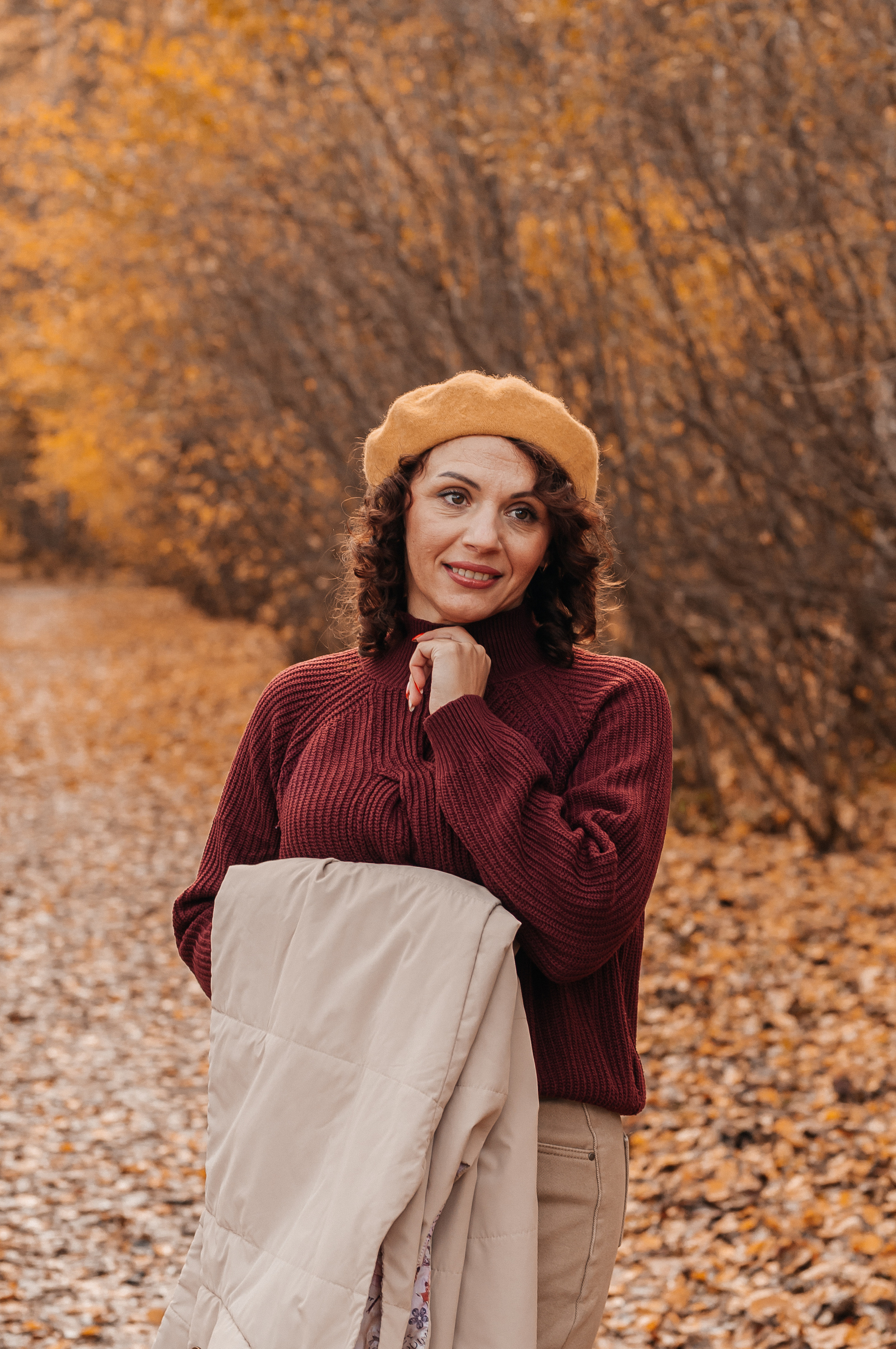 Прогулочная съёмка в золотой осени для Натальи. Свадебный и семейный фотограф г. Ярославль Савинская Анастасия