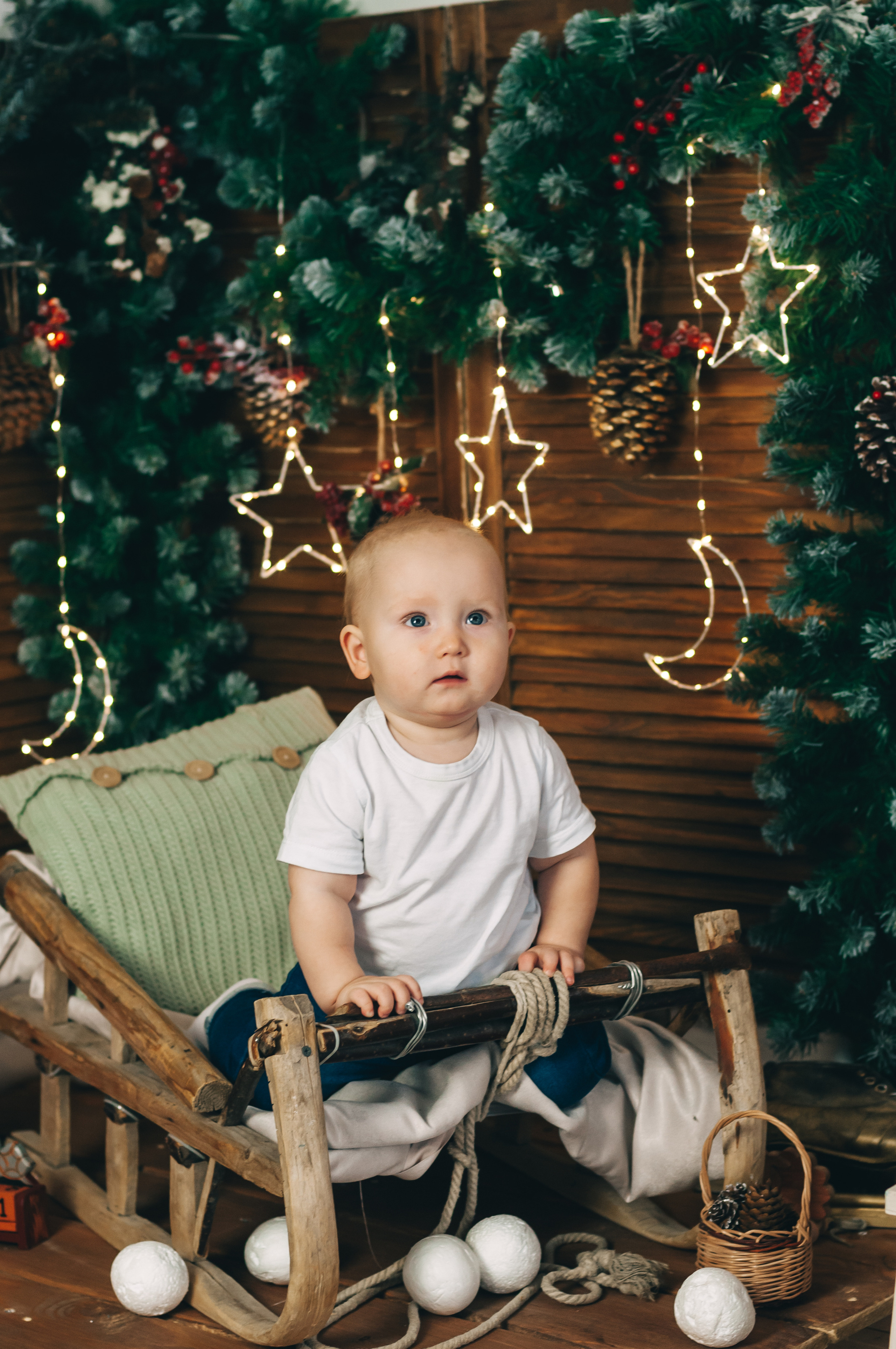 Новогодняя студийная съёмка для Алины, Влада и Матвея. Свадебный и семейный фотограф г. Ярославль Савинская Анастасия