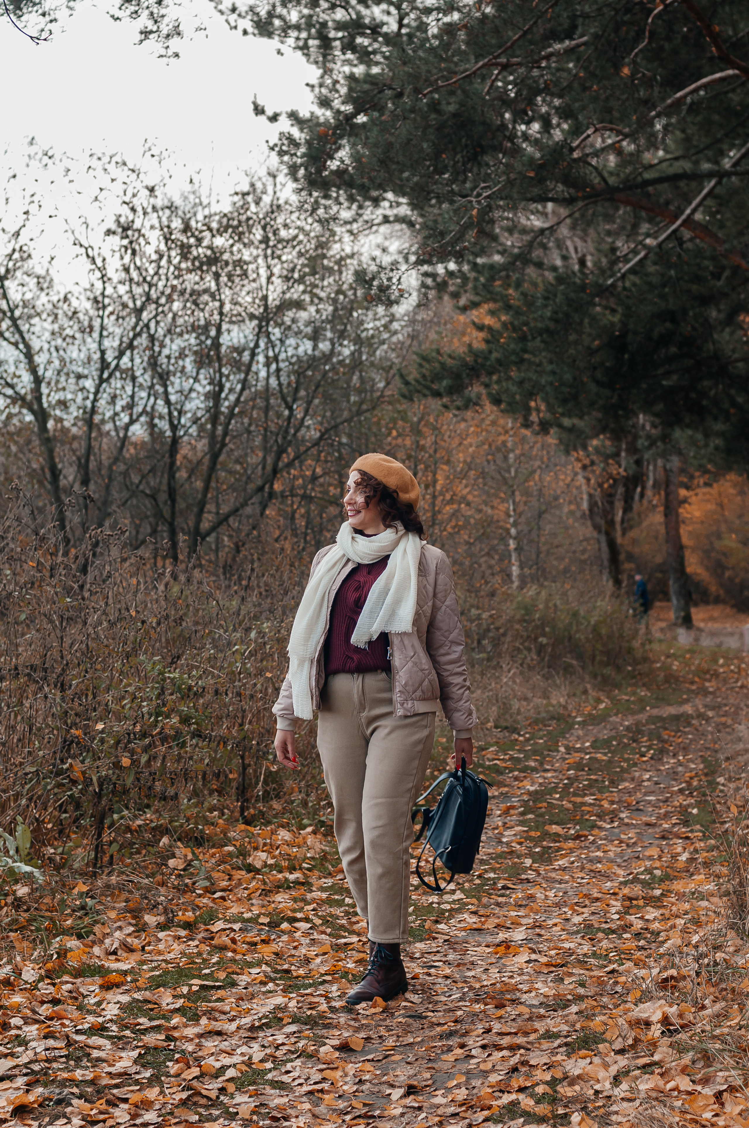Прогулочная съёмка в золотой осени для Натальи. Свадебный и семейный фотограф г. Ярославль Савинская Анастасия