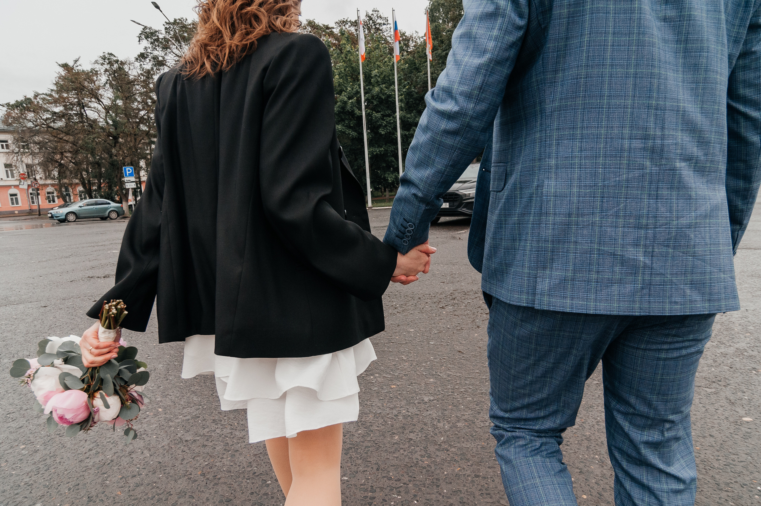 Свадебная съёмка в дождливую погоду для Марии и Дениса. Свадебный и семейный фотограф г. Ярославль Савинская Анастасия