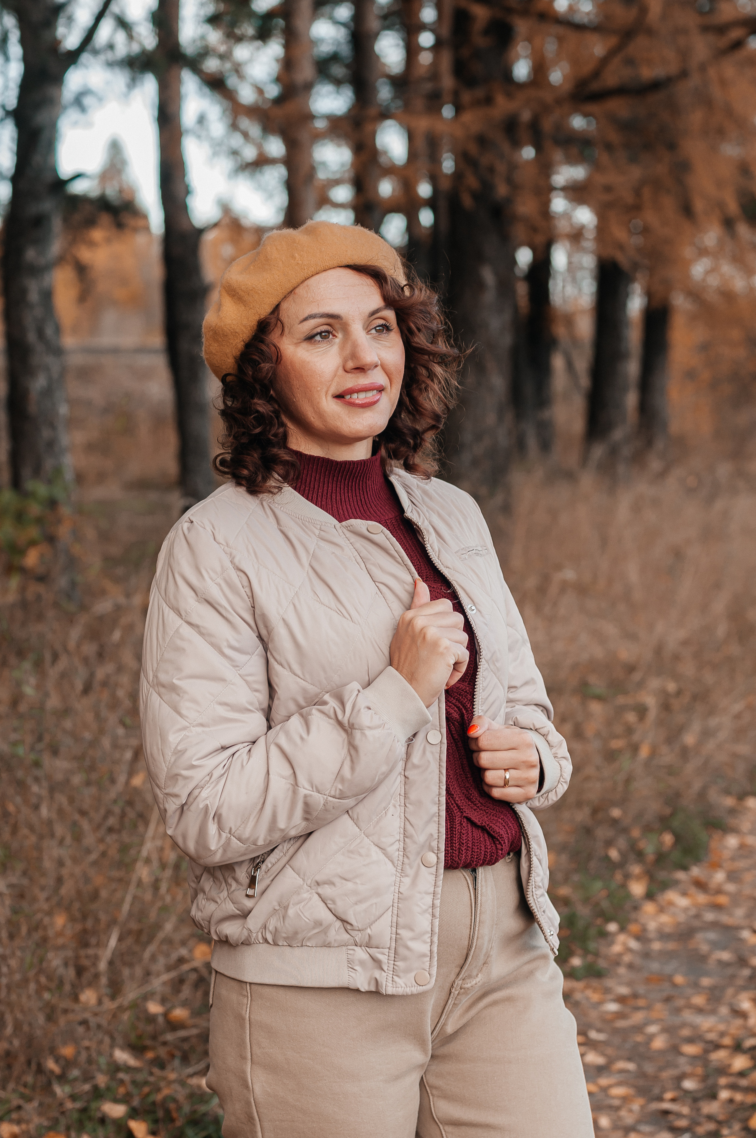 Прогулочная съёмка в золотой осени для Натальи. Свадебный и семейный фотограф г. Ярославль Савинская Анастасия