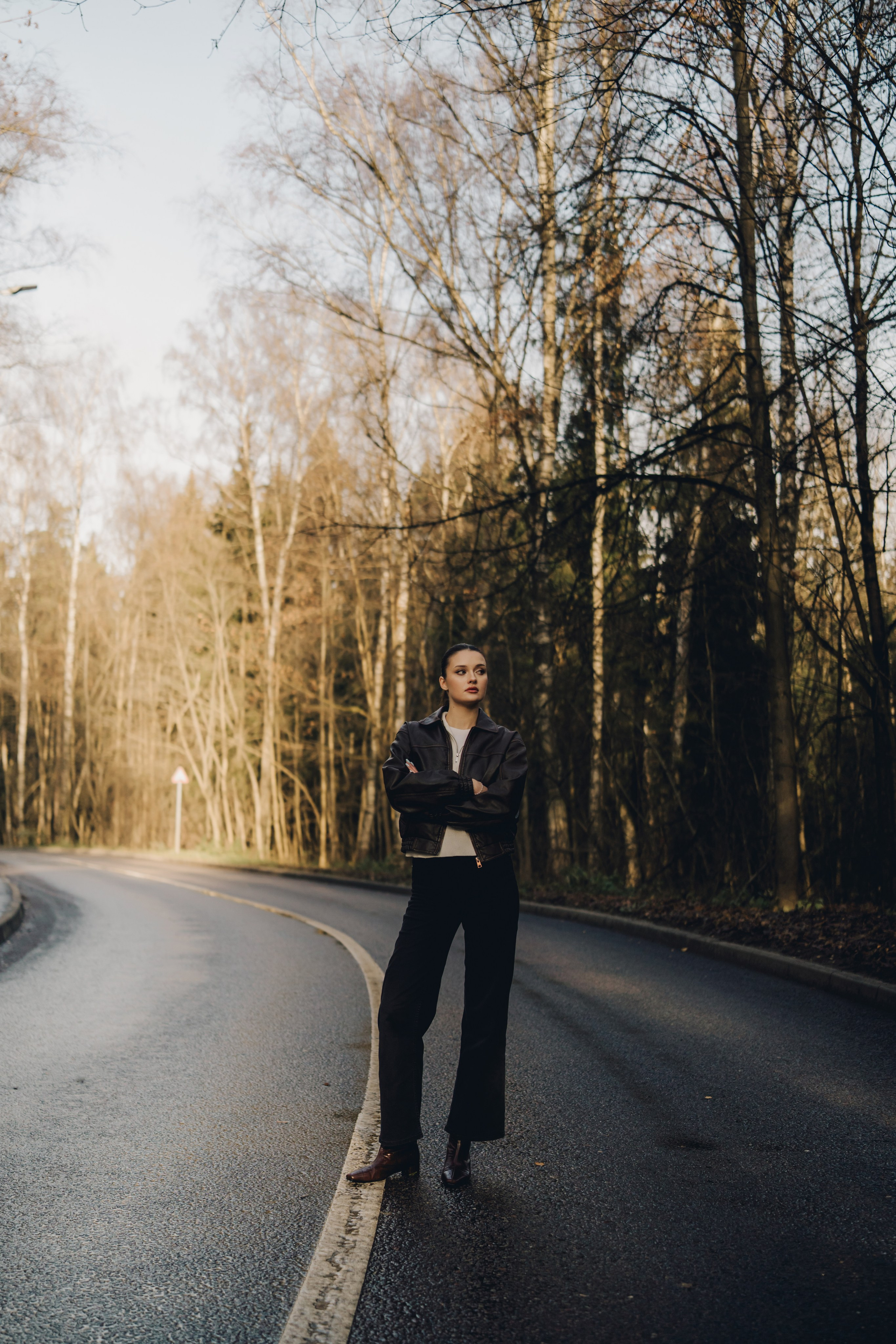 Анастасия | осенняя фотосессия в лесу. Портретный фотограф Москва