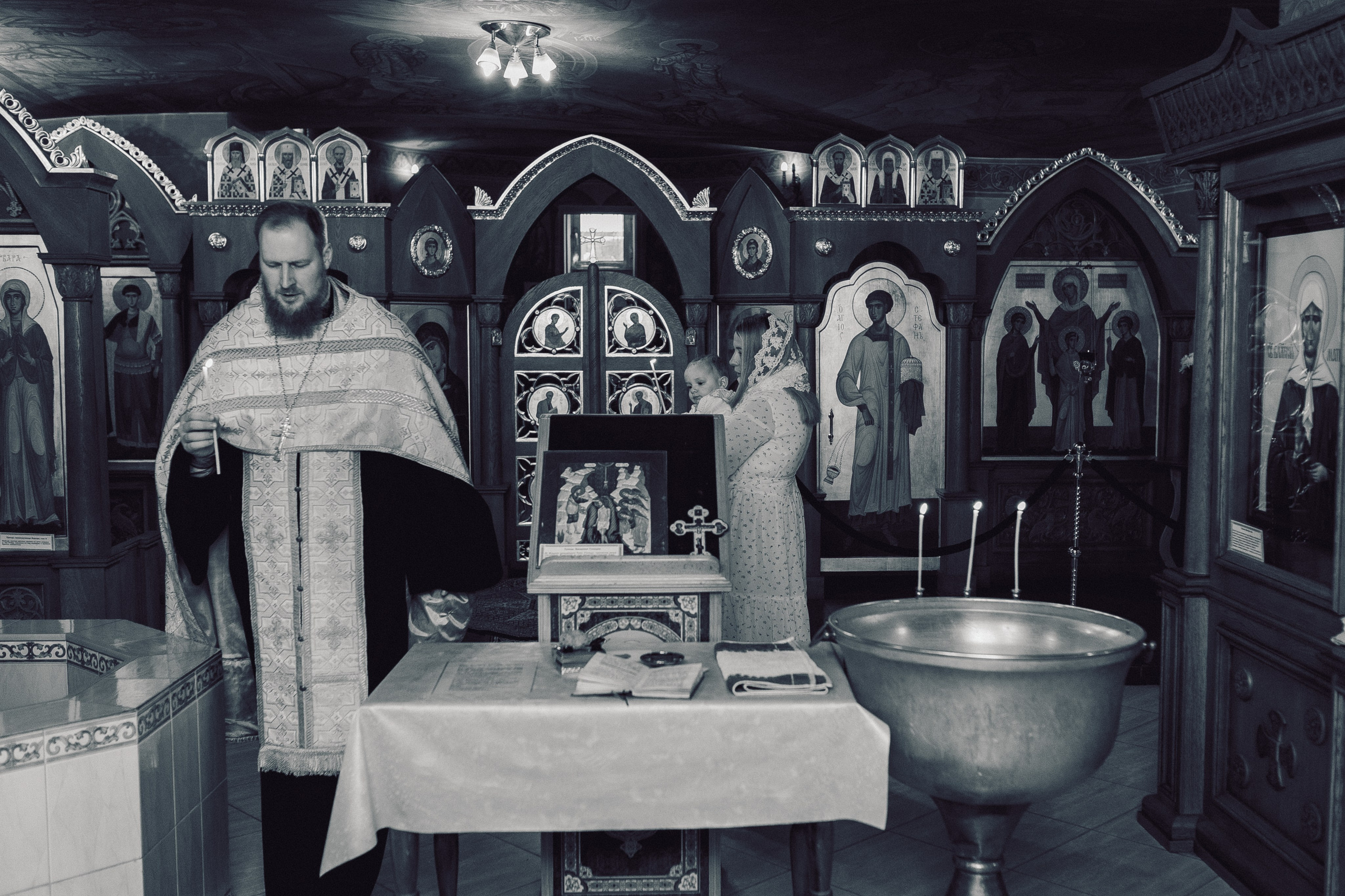 Крещение в Троицком соборе