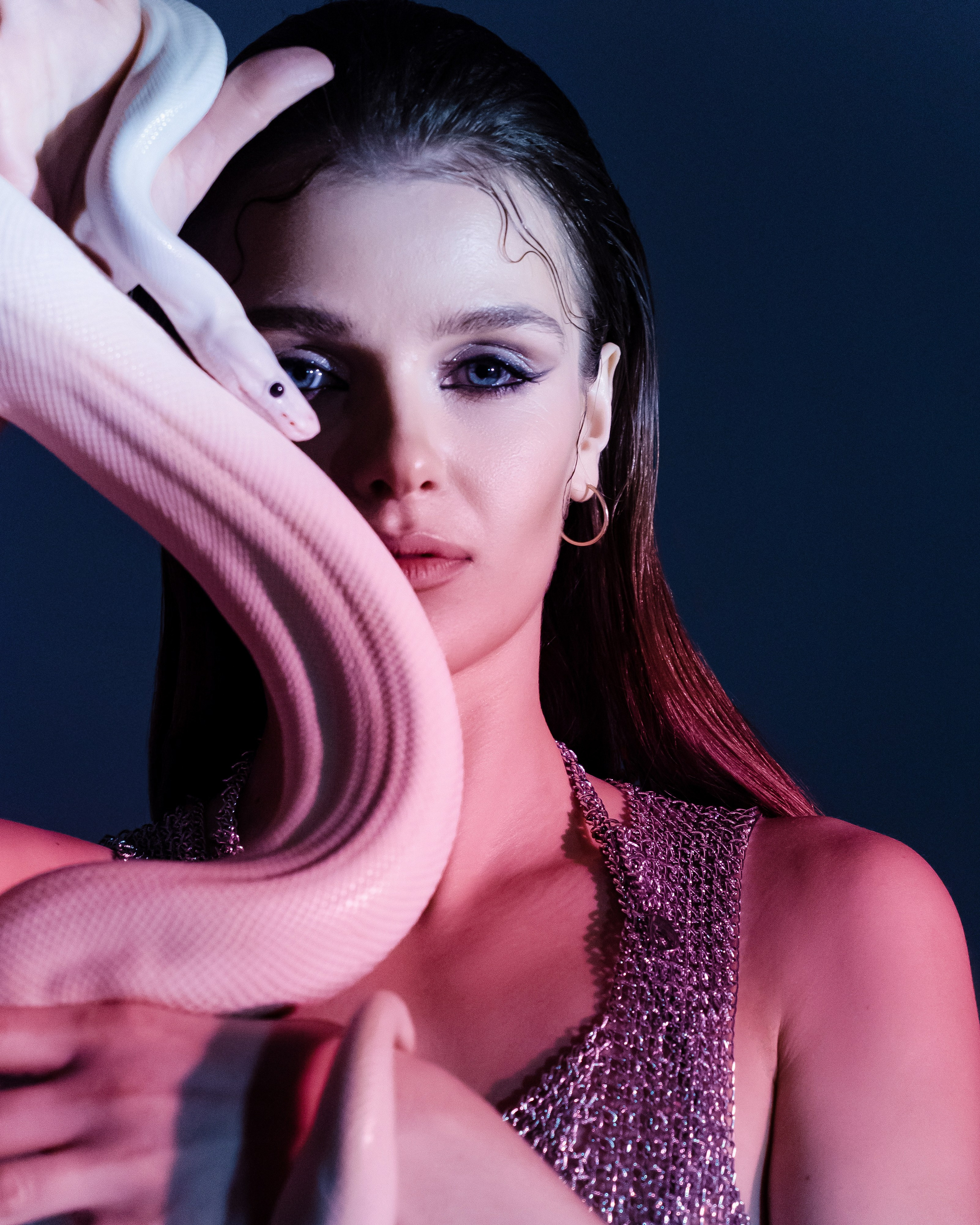 Мастер-класс по свету со змеёй. Фотограф Кристина Берг