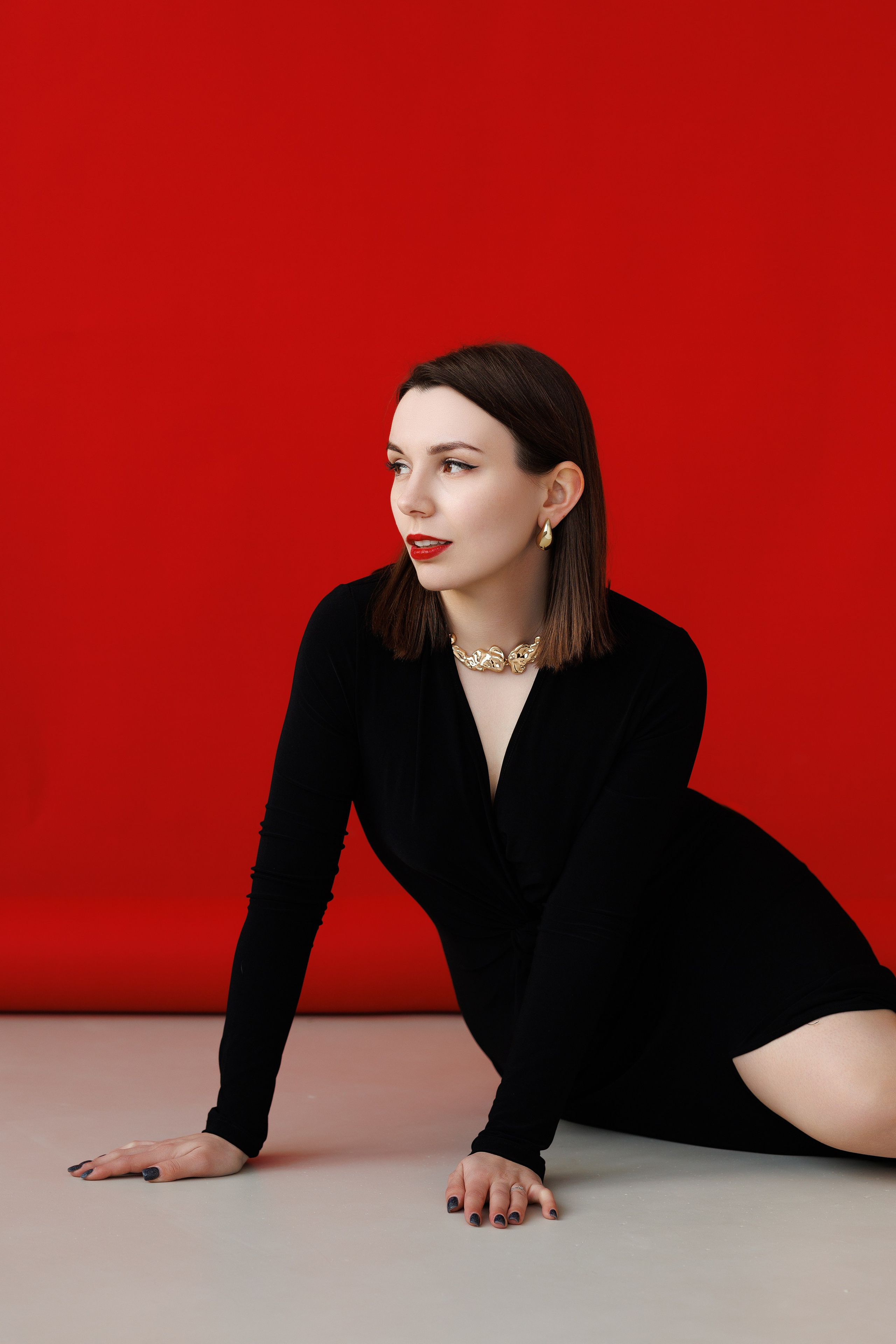 Женский портрет в студии. Фотограф Минск