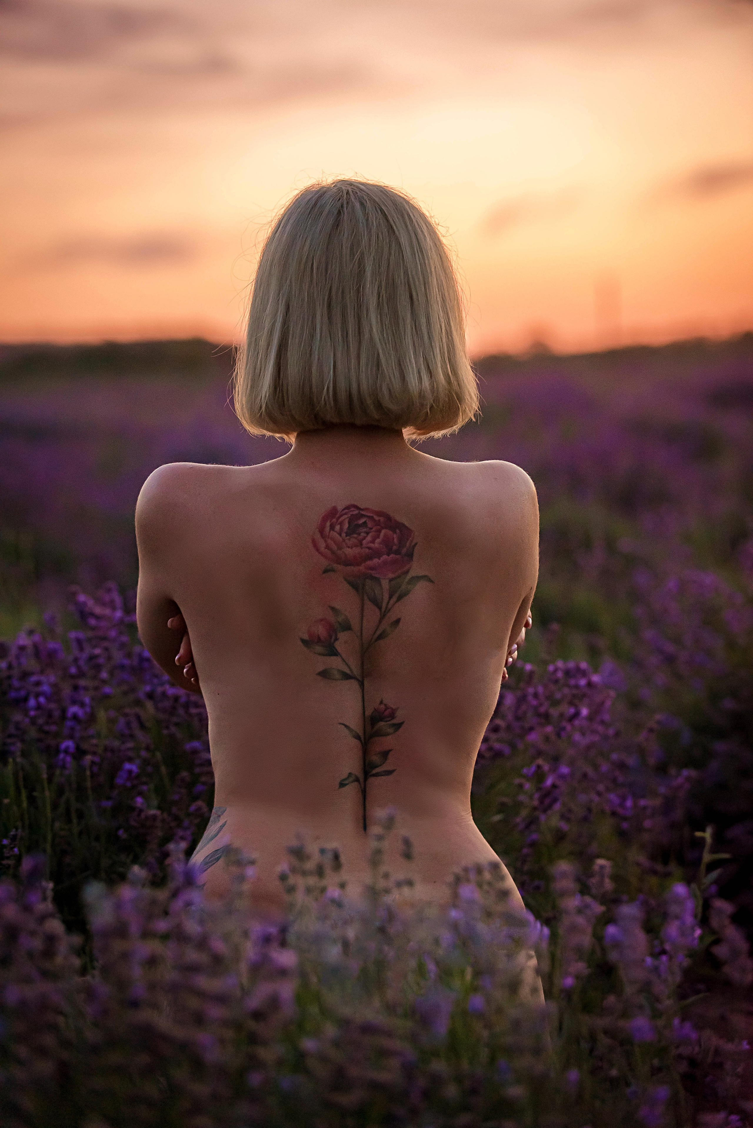 Олечка в Лавандах. Арт-фотограф Евгений Матвиенко