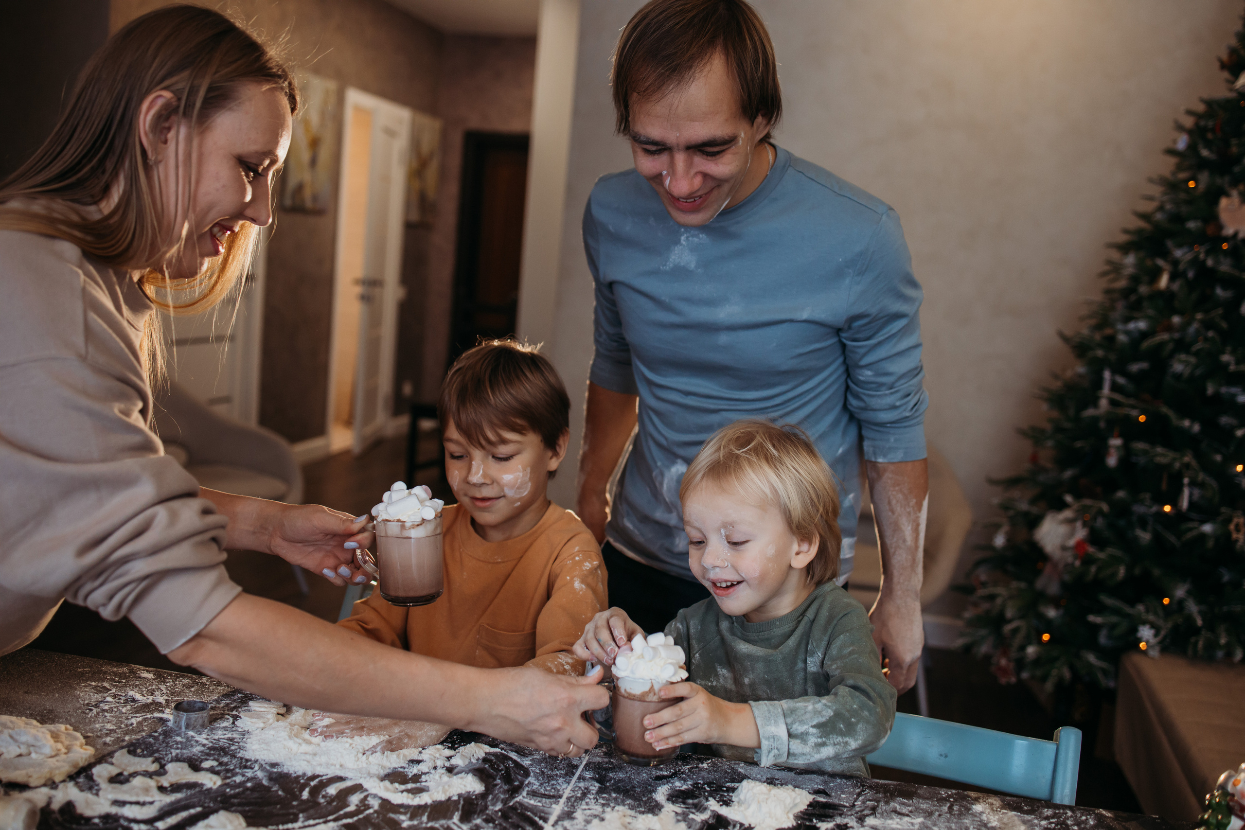 Домашняя новогодняя съемка. Фотограф Людмила Смирнова. Фотокниги. Косулино. Екатеринбург