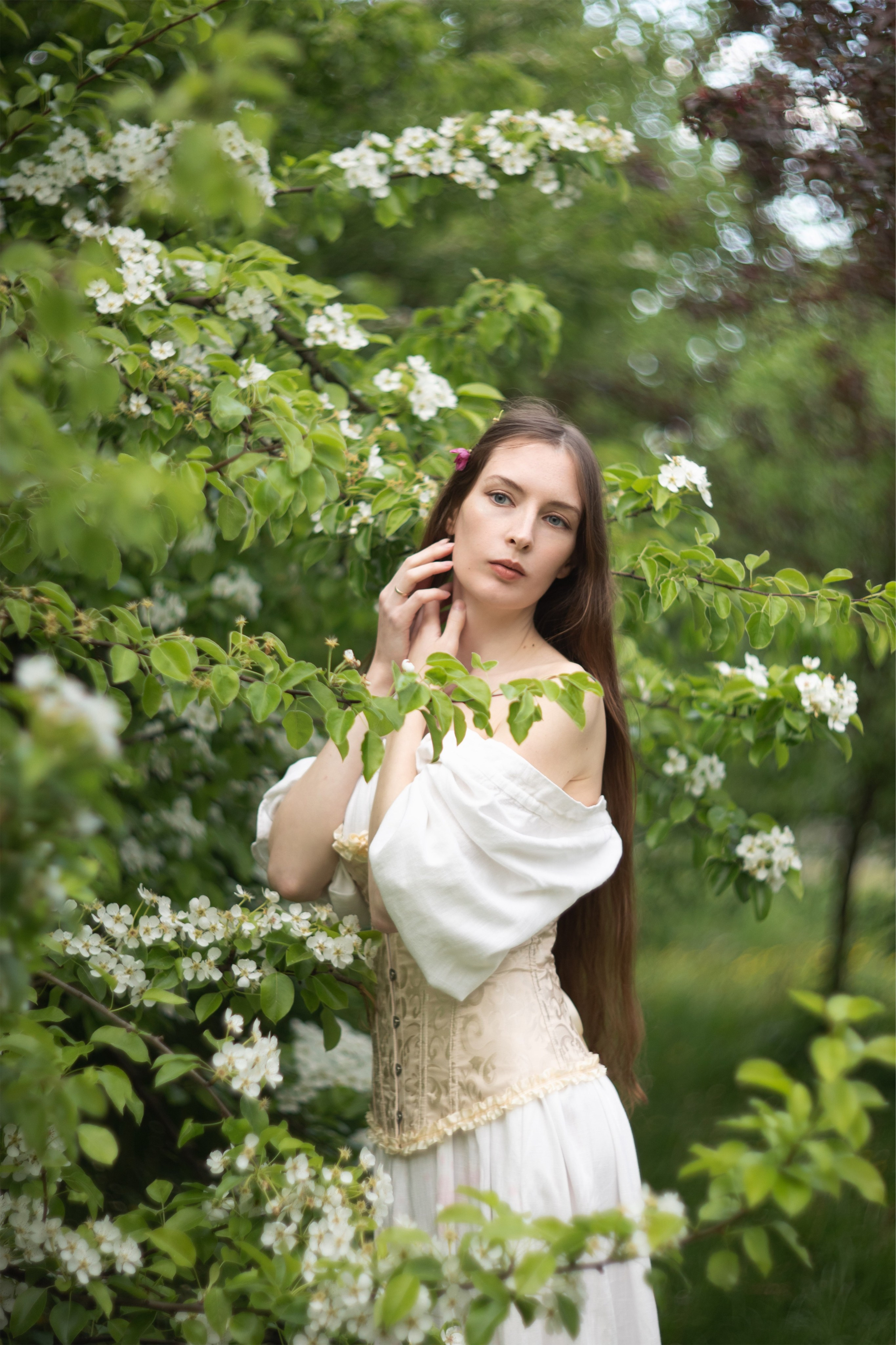 Пикник в розовых яблонях. Юлия Башкатова, сказочный фотограф, Москва