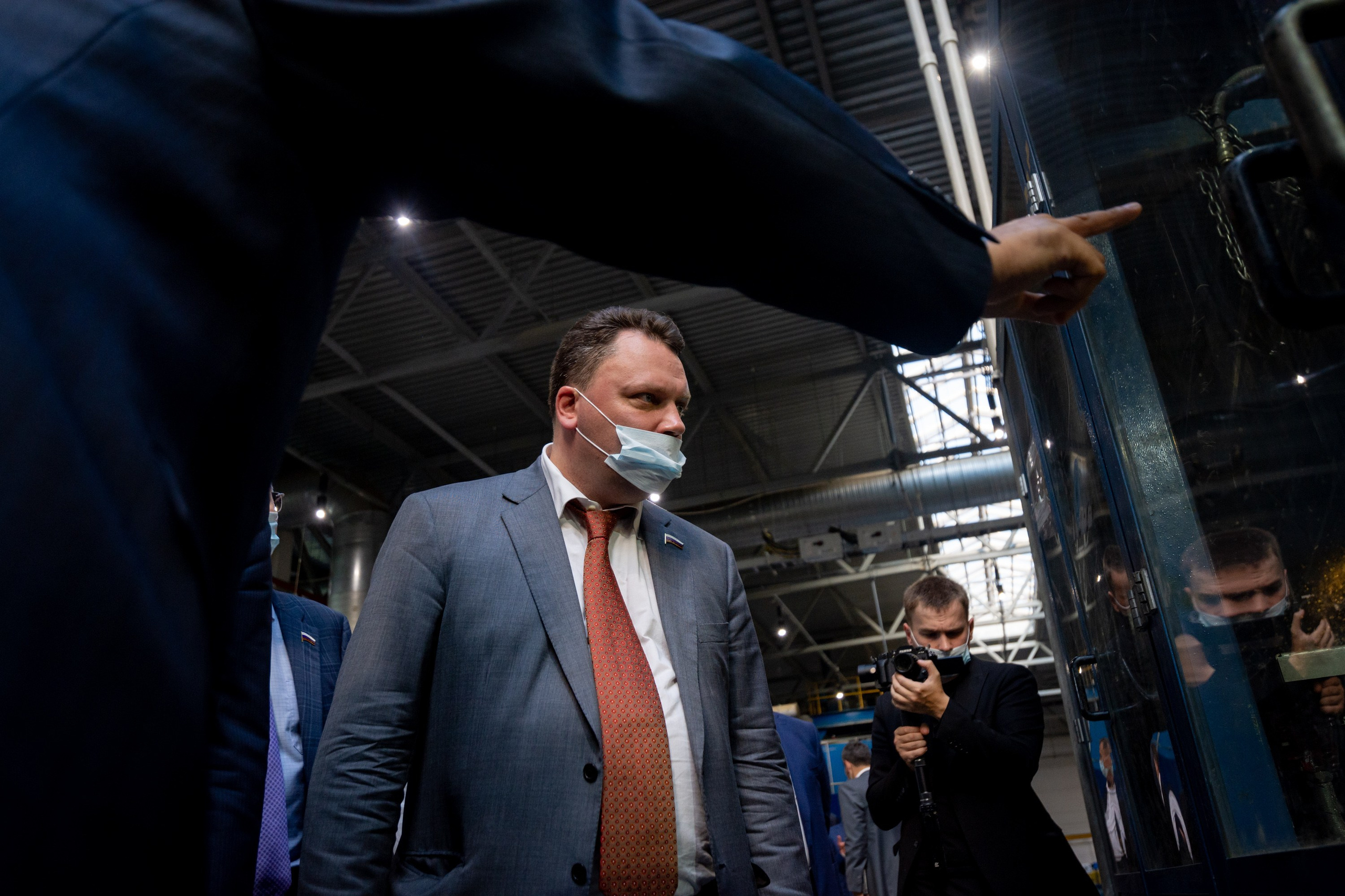 Обход представителями госдумы РФ заводов ОЭЗ АЛАБУГА. Коммерческий фотограф в Казани Ксения Добролюбова