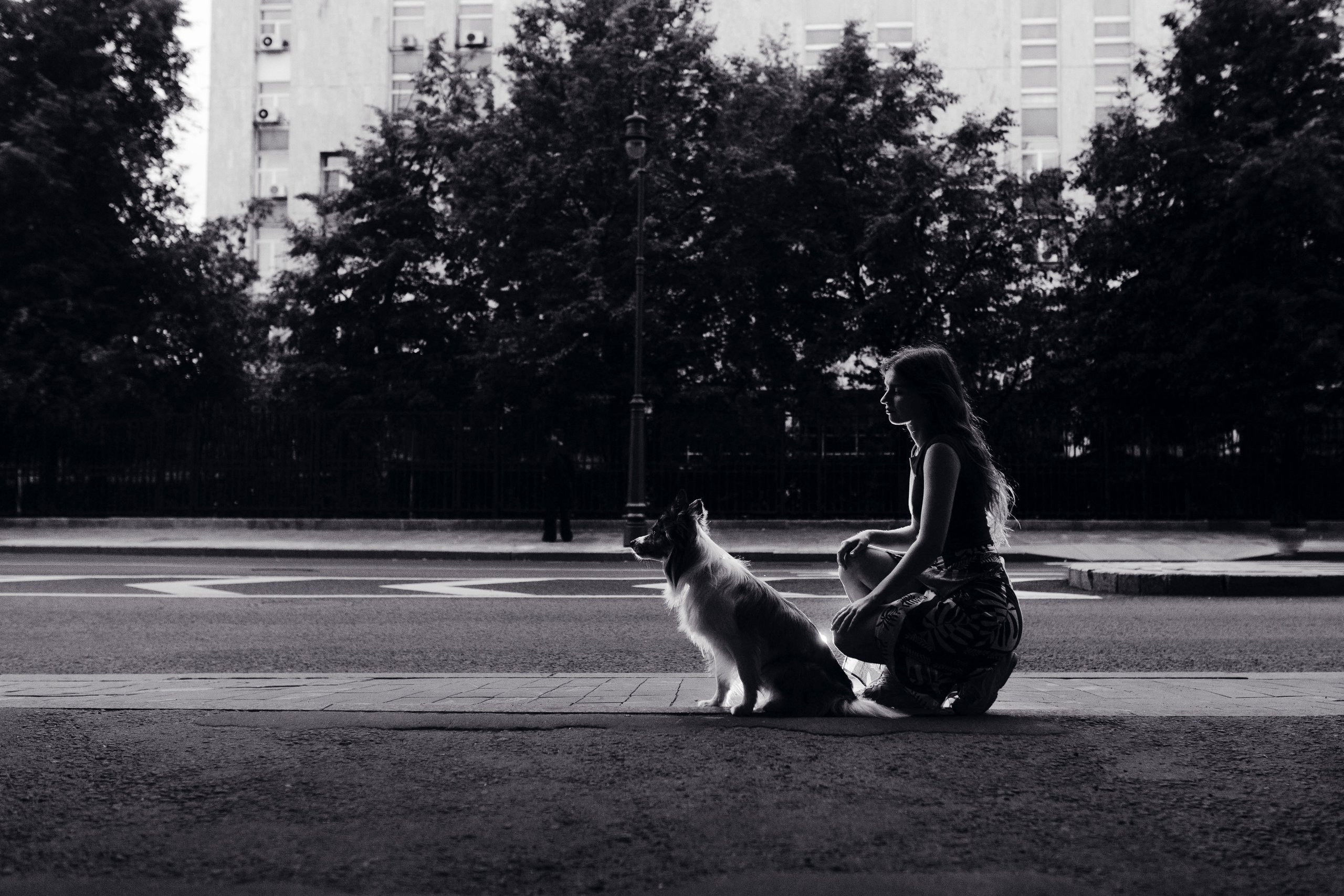 Москва / Катя и Юми / рассвет. Фотограф Кузина Вера