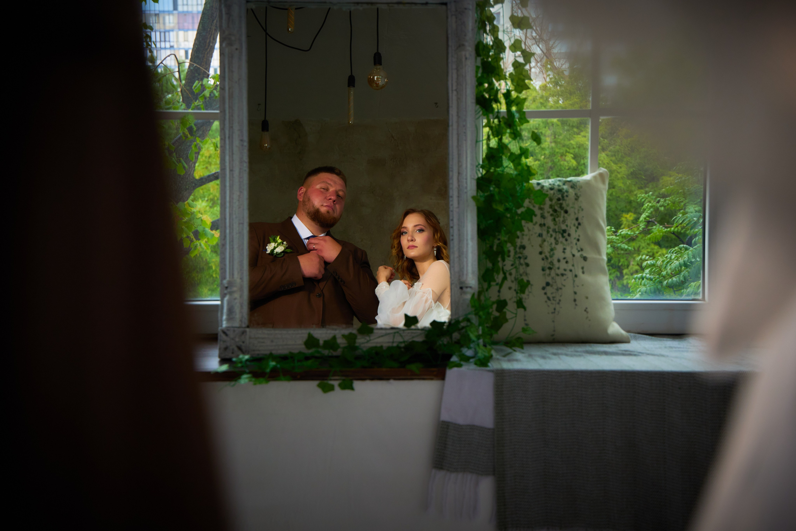 Свадебная фотосессия в фотостудии Дмитрия и Екатерины. Свадебный видеограф и свадебный фотограф в Самаре Олег Слеб