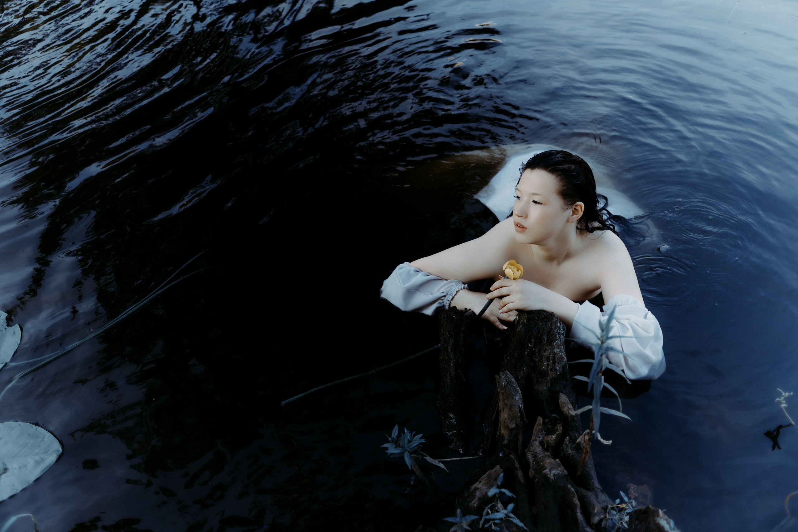 В пруду. Свадебный и портретный фотограф в Санкт-Петербурге Анна Демьянова