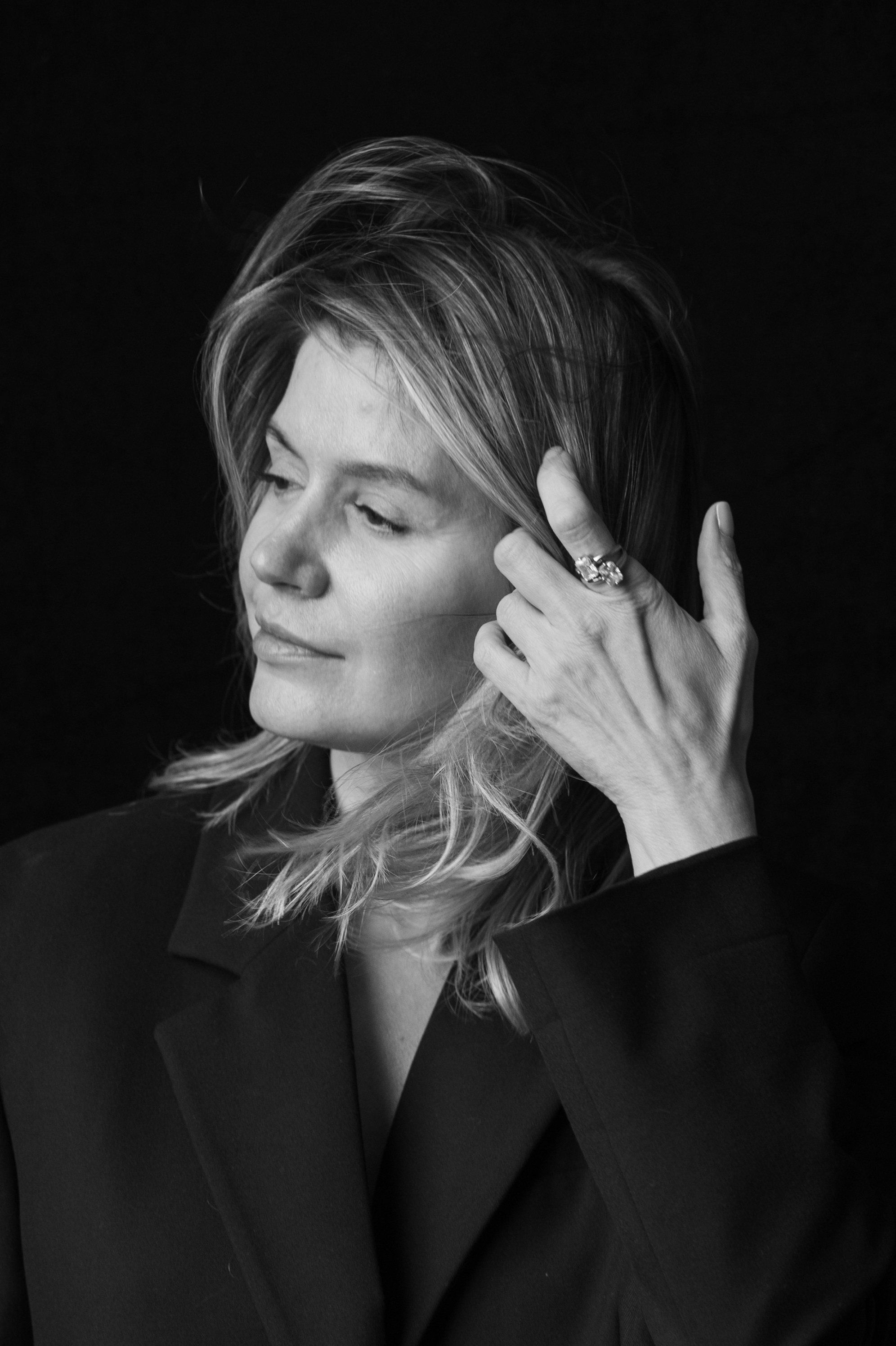 Черно-белая портретная фотосессия. Портретный фотограф в Москве Казьмина Олеся