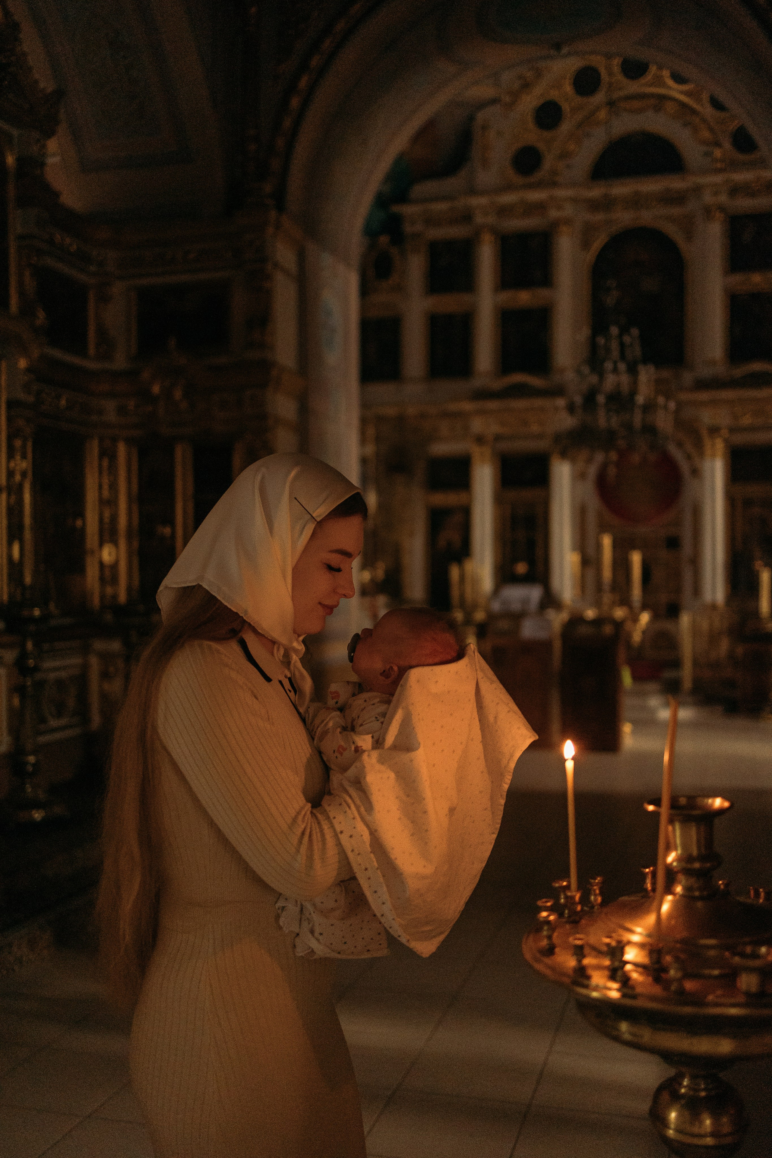 Крещение малыша. Семейный фотограф Александра Тарасова
