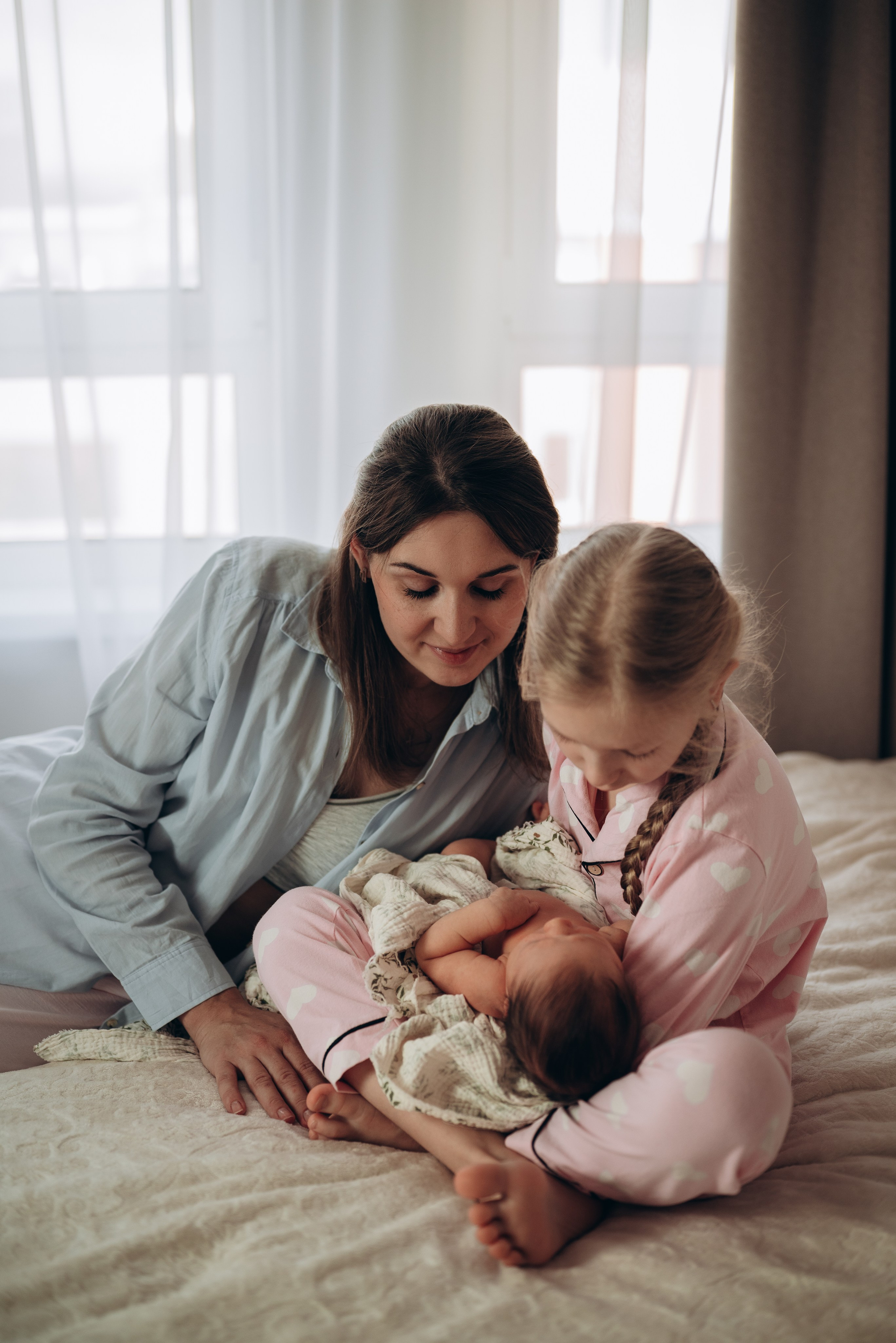 Ольга, Виктория и Вероника. Семейный фотограф в Москве Дарья Пузикова