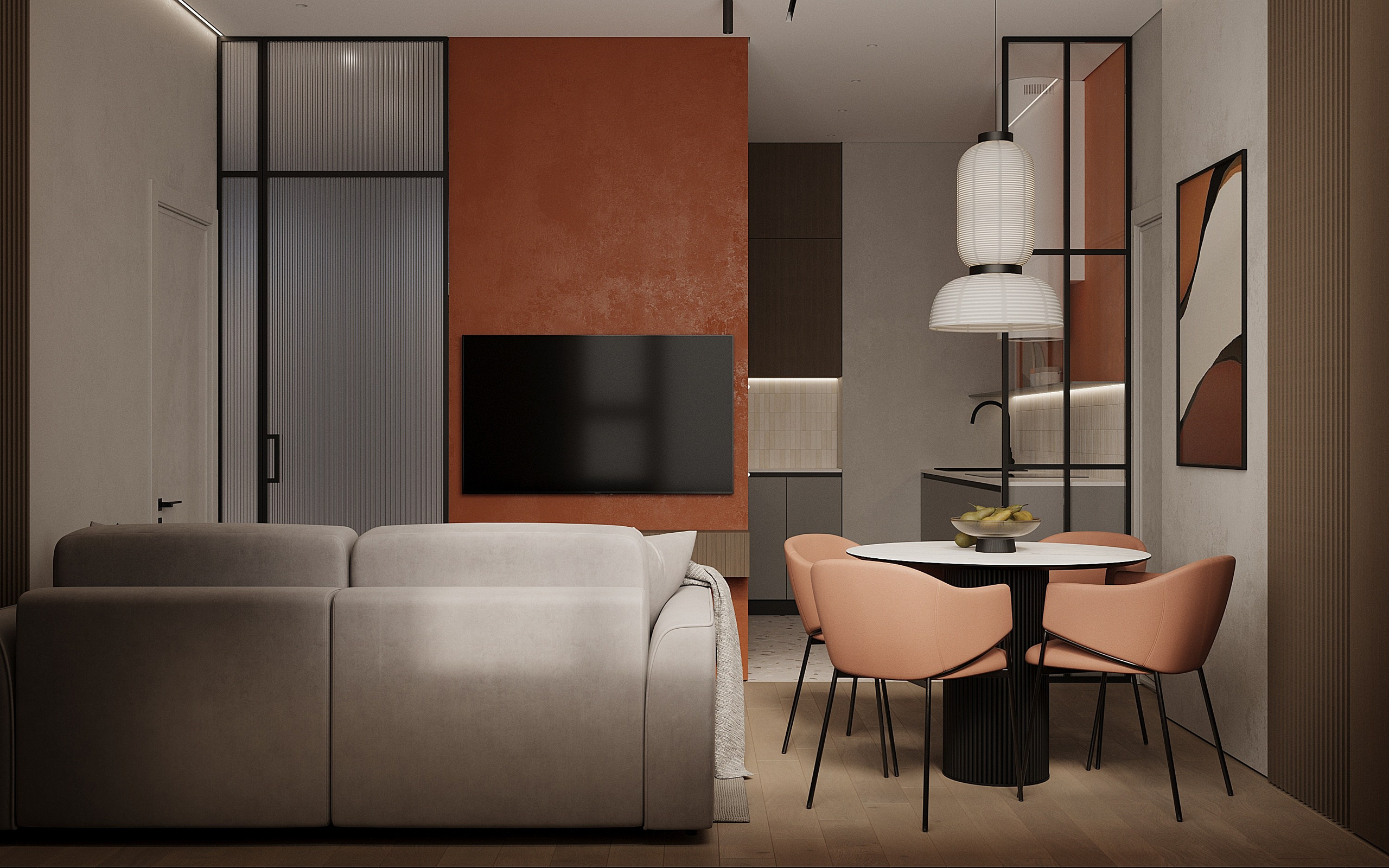 ЖК «Символ"/ Москва/ 62кв. м. Ксения Барабаш дизайнер интерьера в Санкт-Петербурге