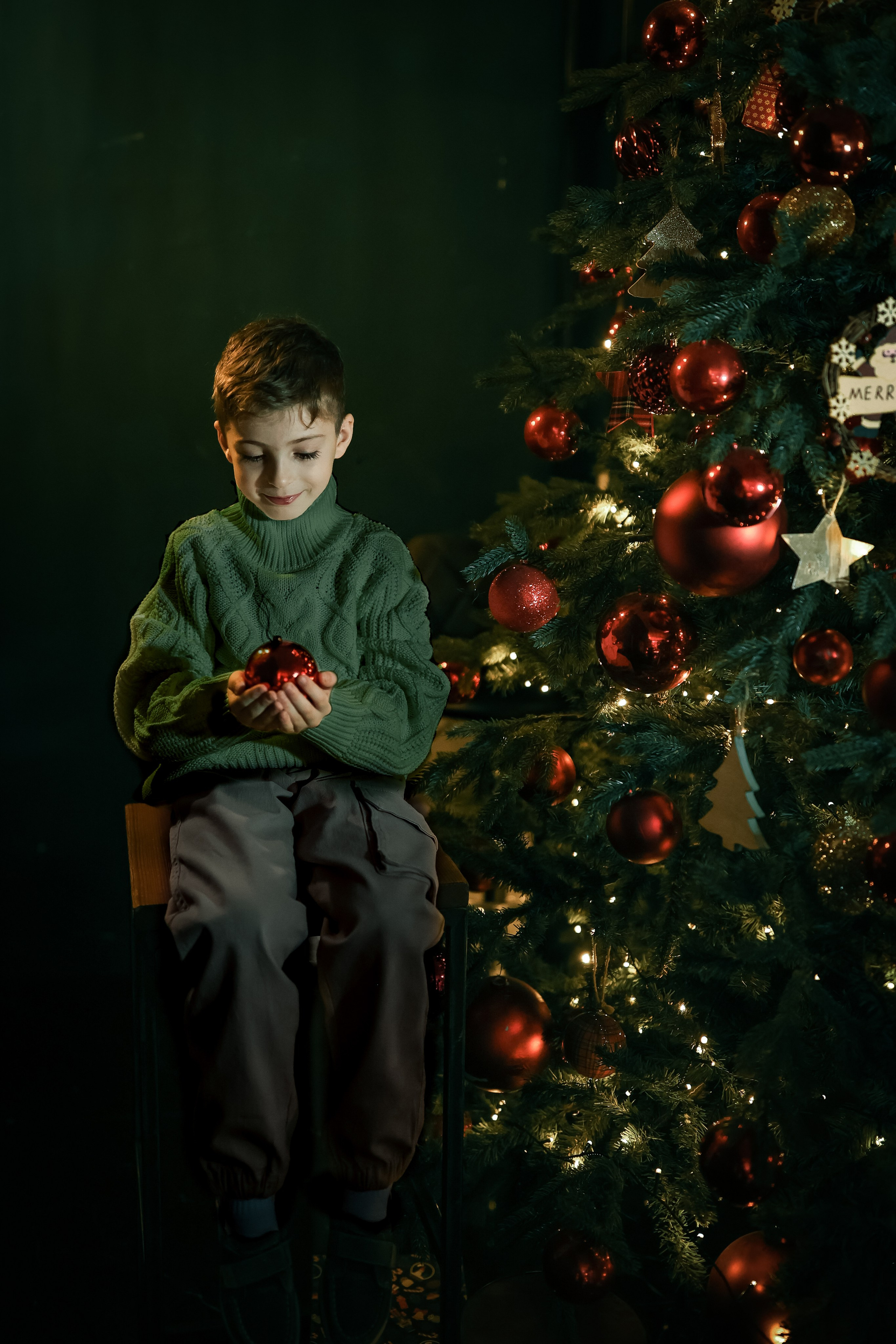 Новогодние фотосессии в студии и дома. Профессиональный фотограф в Москве, Подмосковье