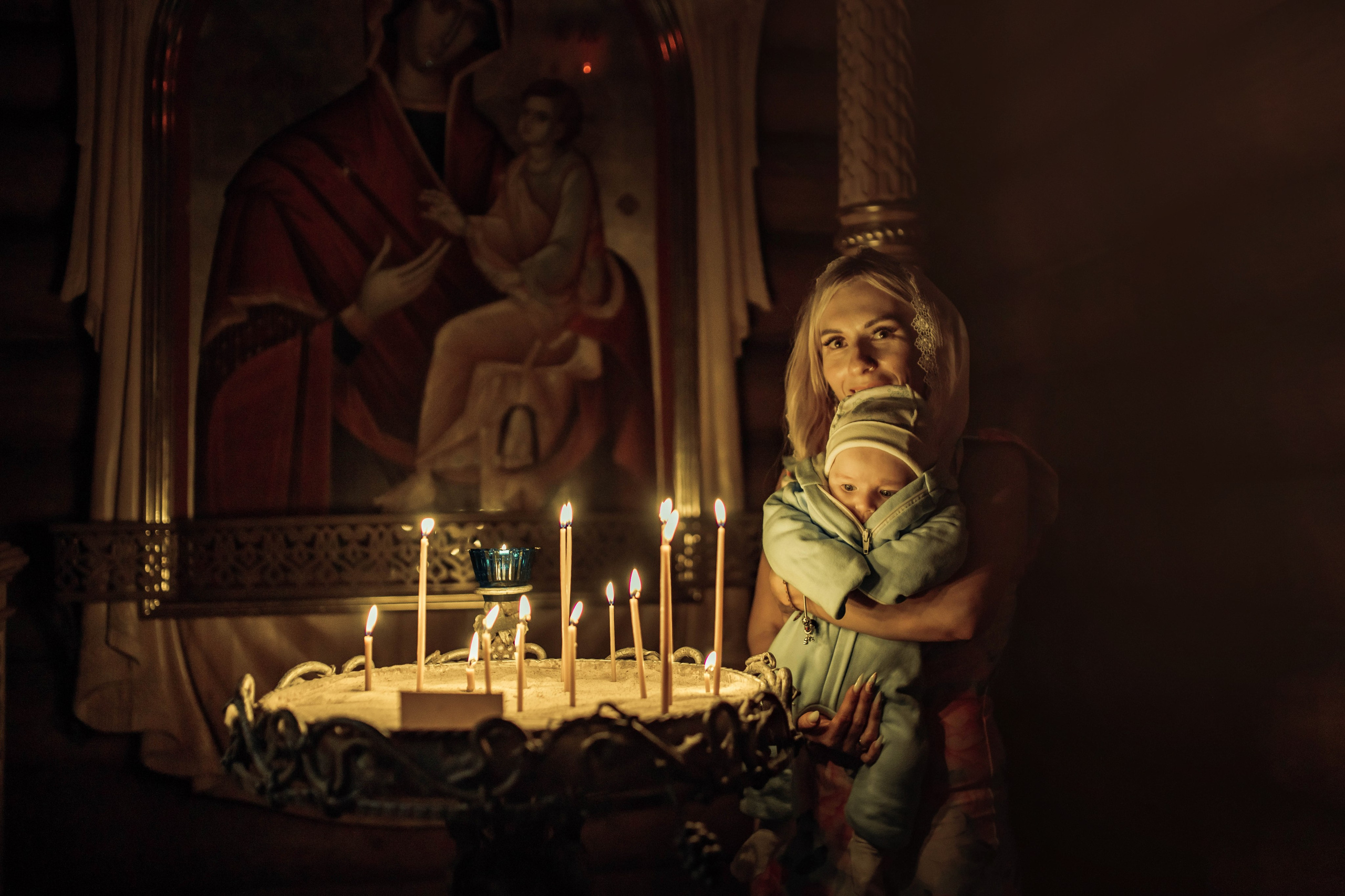 Крещение Михаила, храм Святой Троицы, июнь 2025