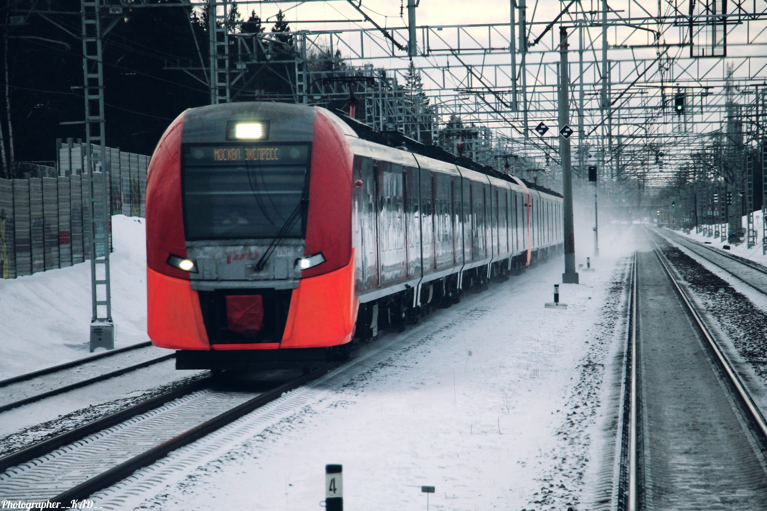 Железная дорога. Photographer K.A.D